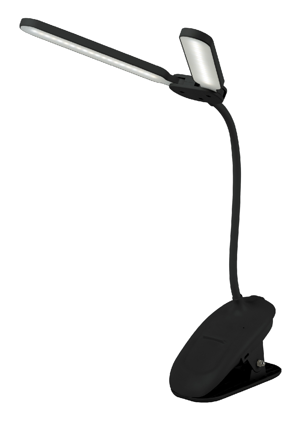 Светильник настольный NLED-512-6W-BK светодиодный аккумуляторный на прищепке черный