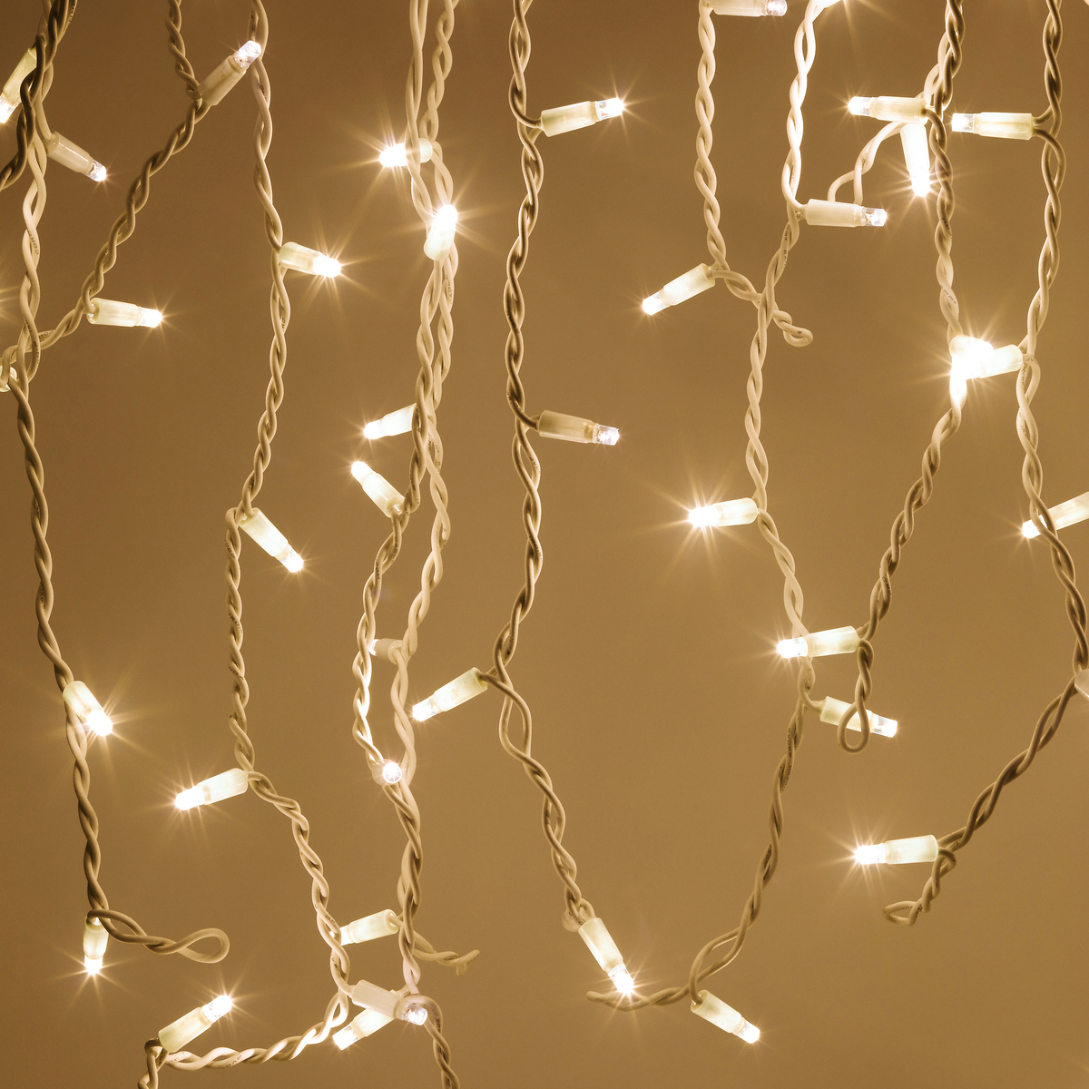 Светодиодная новогодняя гирлянда ERAPS-SP1 сеть 3 м тёплый белый свет 600 LED