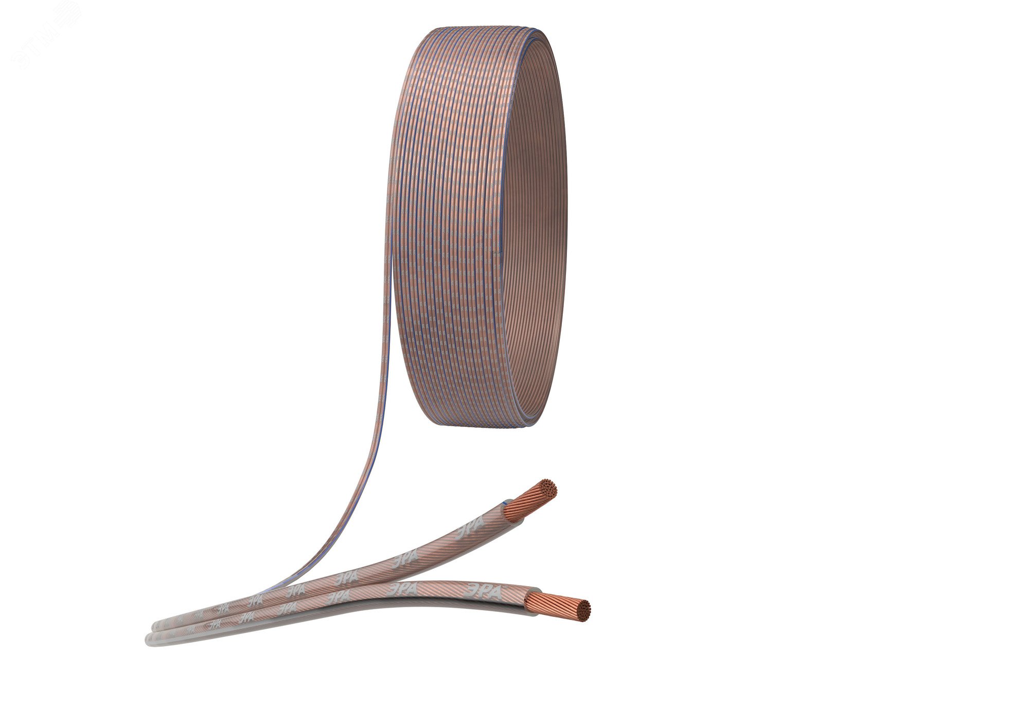 Изображение товара Акустический кабель 2х2,5 мм2 прозрачный 100м A-250-S (м)