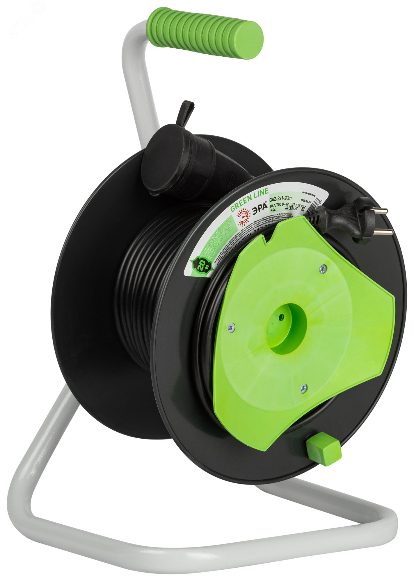 Изображение товара Удлинитель силовой на катушке ЭРА GREEN LINE 20м 1 розетка