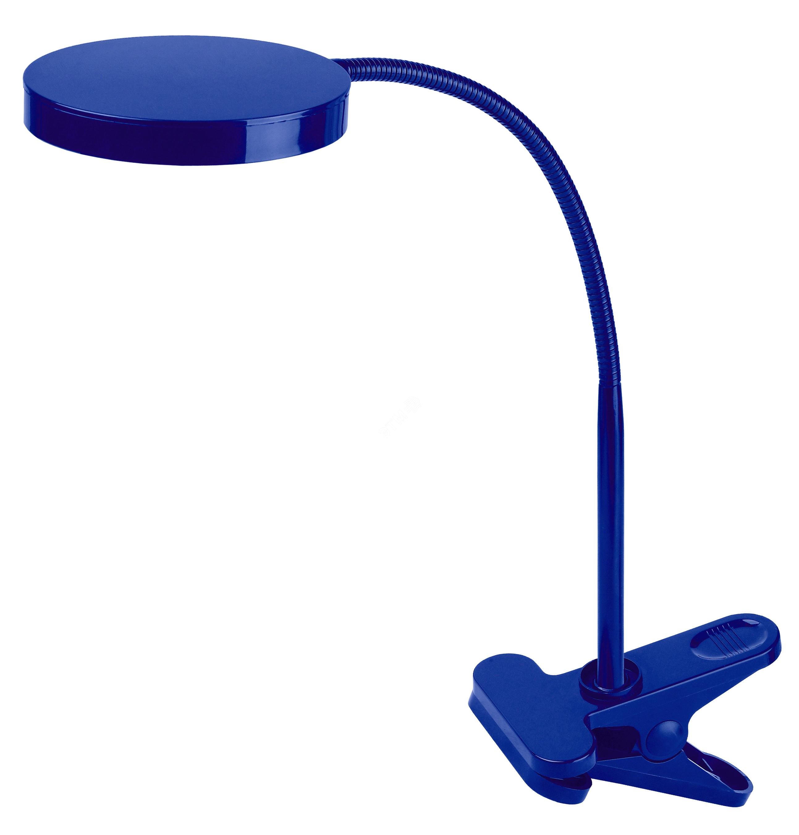 Светильник настольный светодиодный на прищепке синий NLED-435-4W-BU ЭРА Б0004479 ЭРА - превью