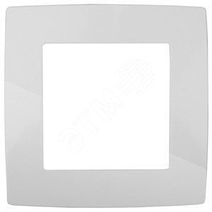Изображение товара Рамка для розеток и выключателей 1 пост белый пластик ЭРА 12 12-5001-01 (шт)