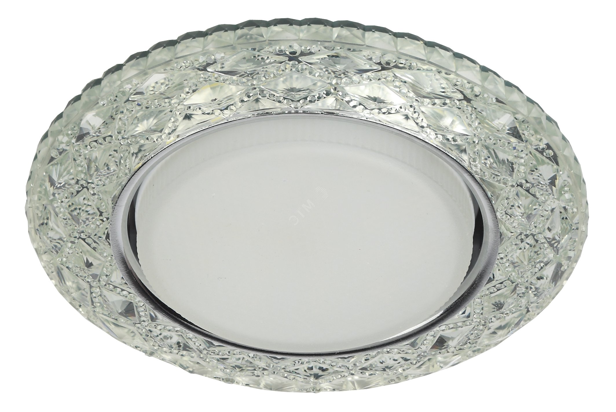 Светильник точечный декоративный cо светодиодной подсветкой Gx53, прозрачный DK LD24 SL/WH