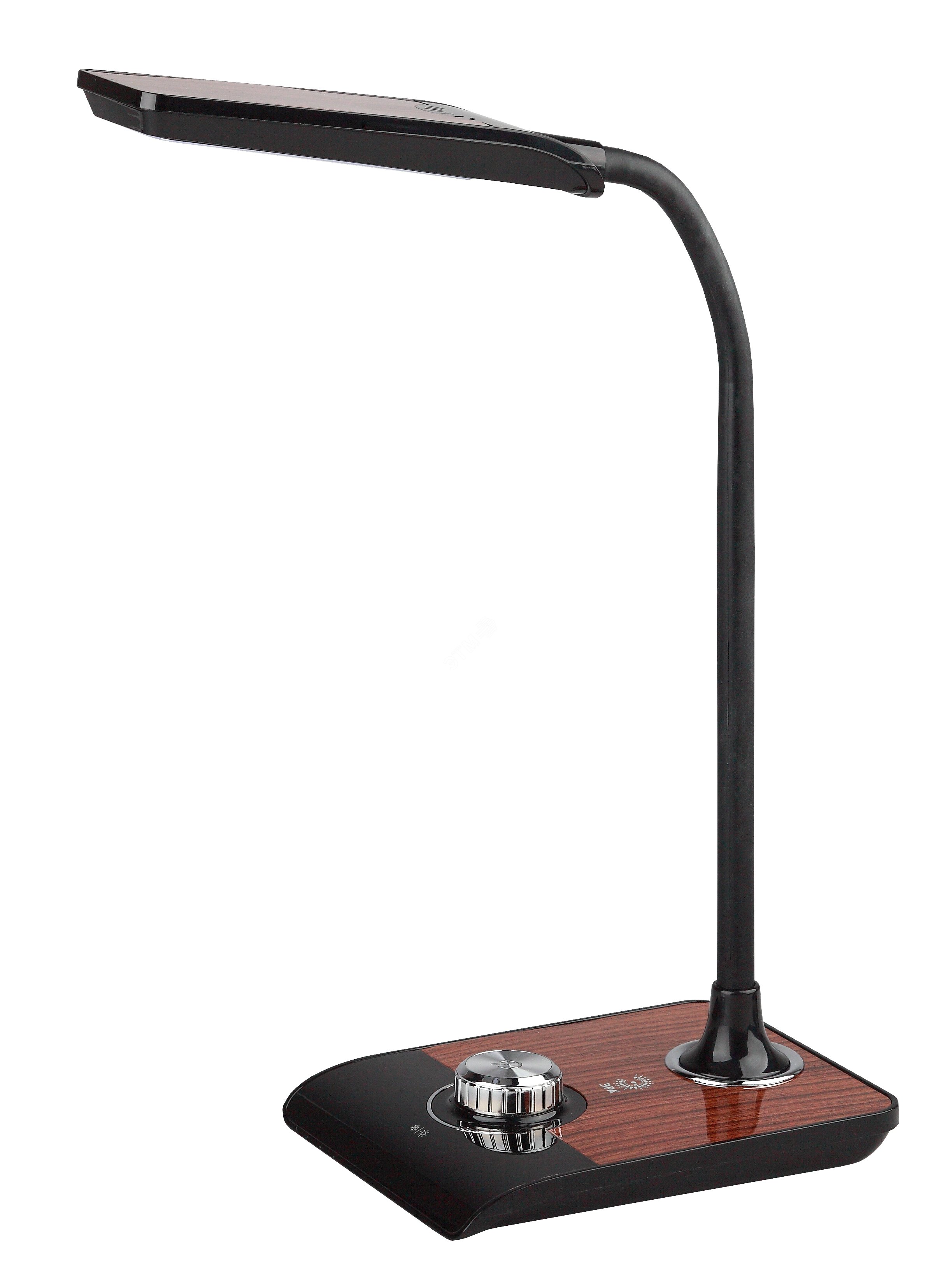 Светильник настольный светодиодный черный с деревом NLED-473-10W-BK ЭРА Б0033305 ЭРА - превью