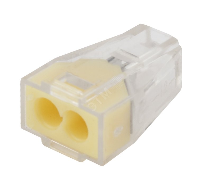 Изображение товара Строительно-монтажная клемма СМК, модель 102, 2 отверстия, 1.0-2.5мм2 (шт)