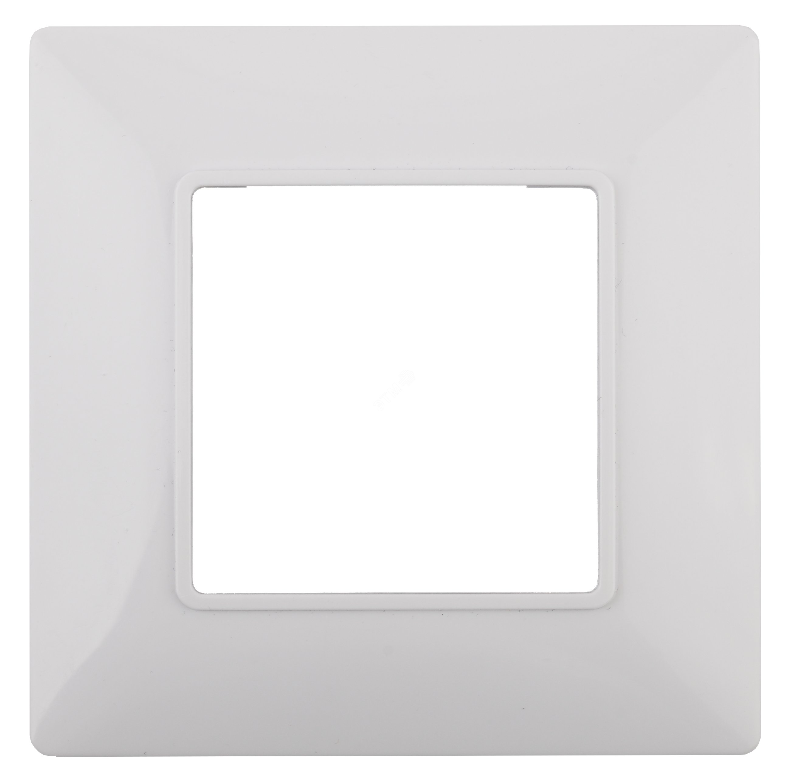 Изображение товара Рамка для розеток и выключателей Эра Elegance белая 1 поста поликарбонат