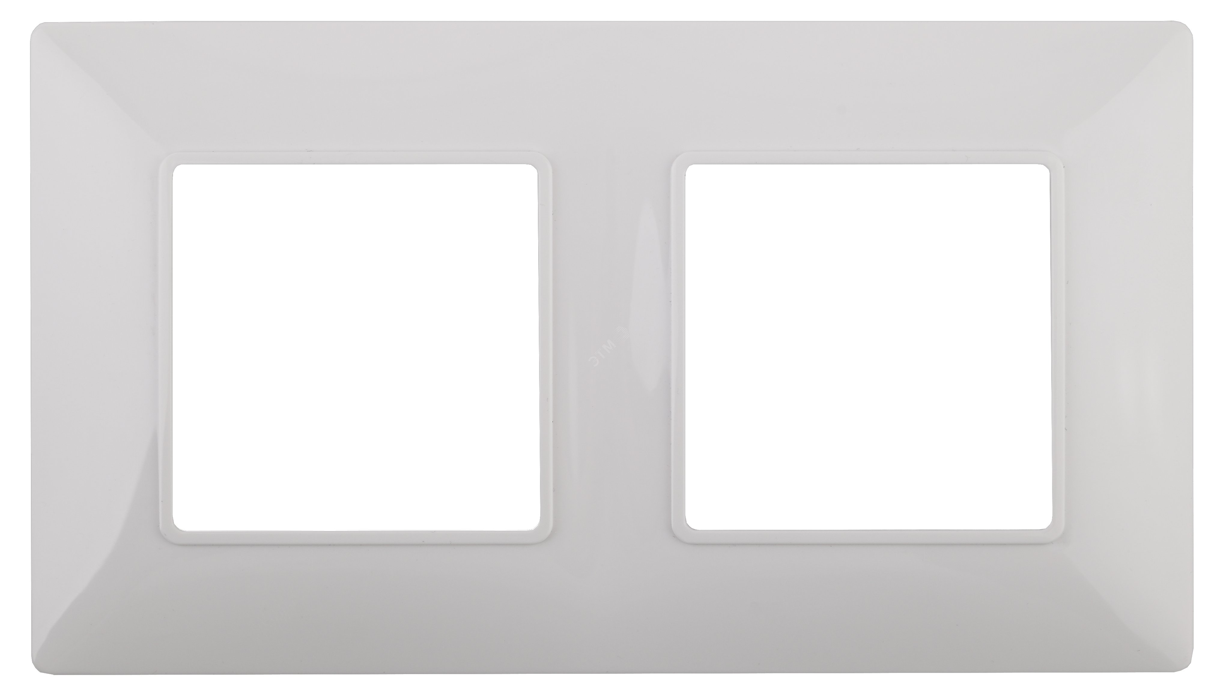 Изображение товара Рамка для розеток и выключателей белый пластик ЭРА Elegance 14-5002-01 (шт)