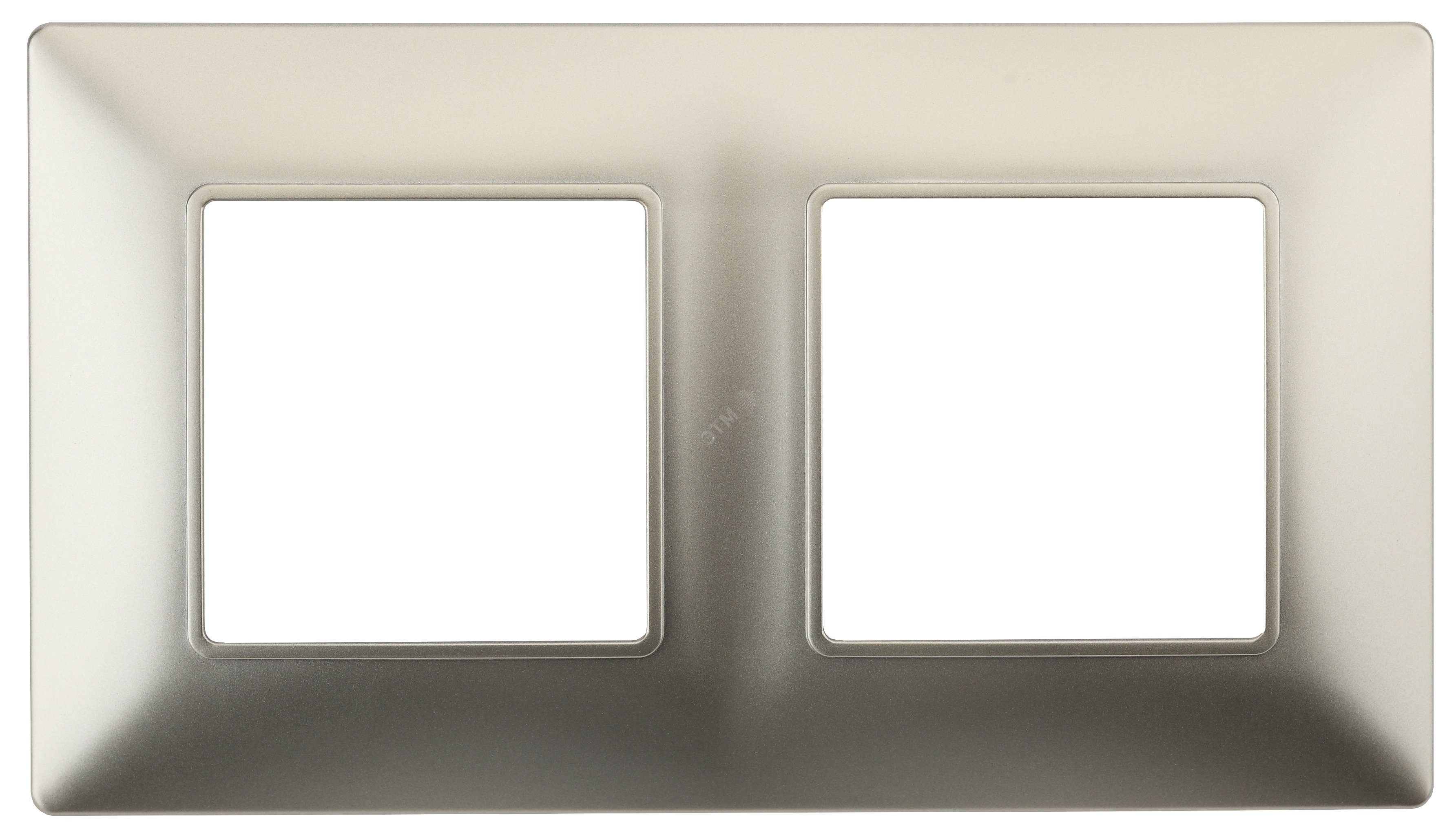 Изображение товара Рамка для розеток и выключателей ЭРА Elegance шампань 2 поста пластик