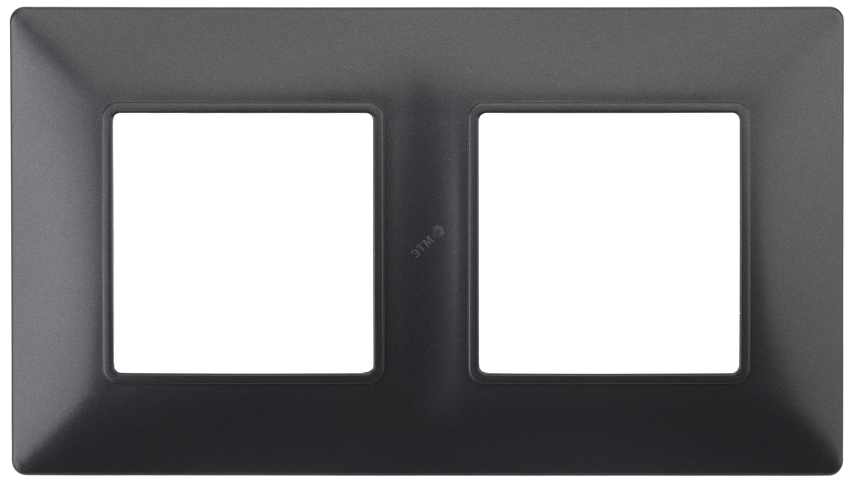 Изображение товара Рамка для розеток и выключателей ЭРА Elegance 2 поста антрацит