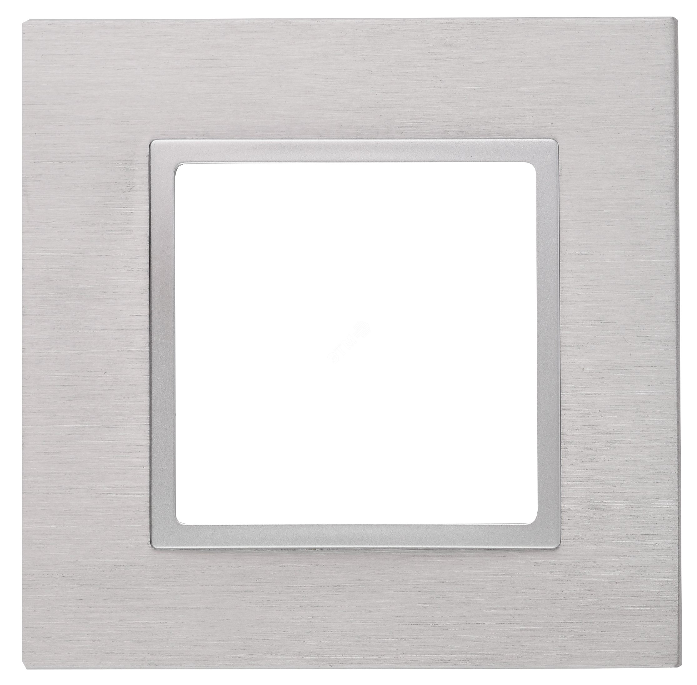 Изображение товара Рамка для розеток и выключателей алюминий металл ЭРА Elegance 14-5201-03 (шт)