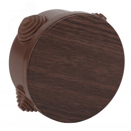 Изображение товара Коробка распаячн. открытой установки КОР (дуб) 85х40мм с гермовводами 4 вх. IP54 (32/1152) (шт)