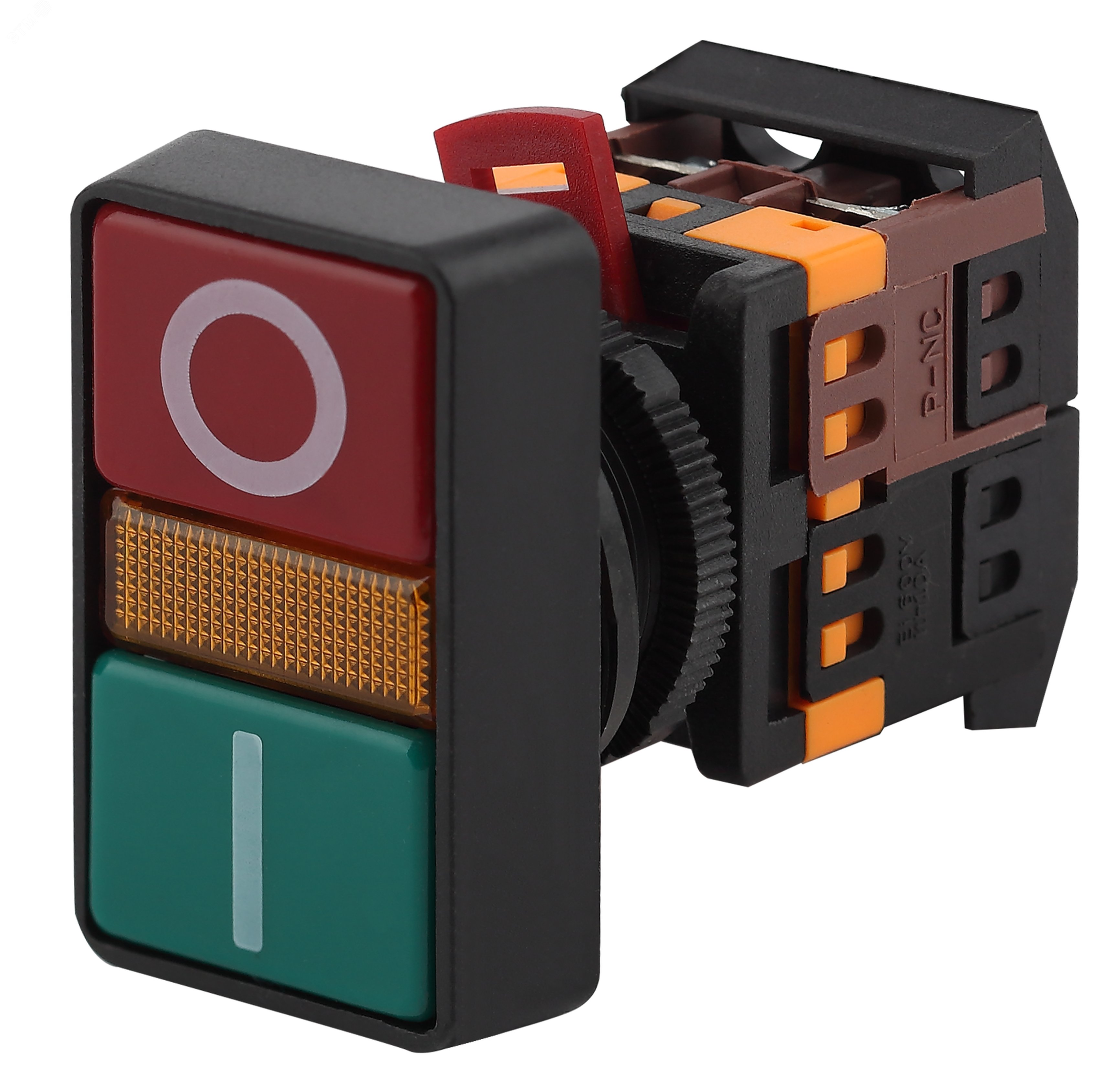 Изображение товара Кнопка управления РПВВ-30N I-O d30 мм неон 240В ЭРА