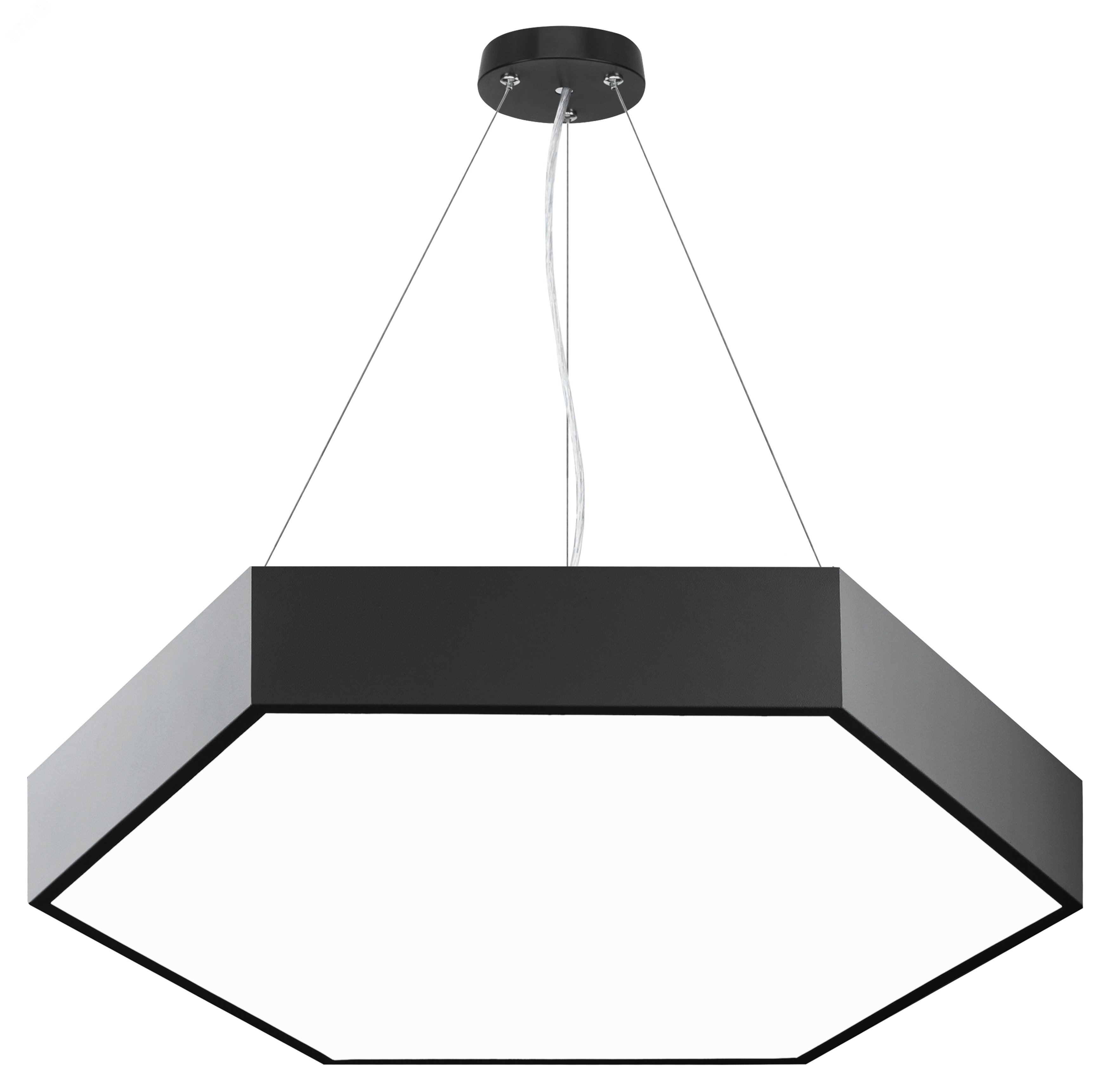 Изображение товара LED светильник Geometria Hexagon 38Вт 4000K IP40 подвесной и потолочный