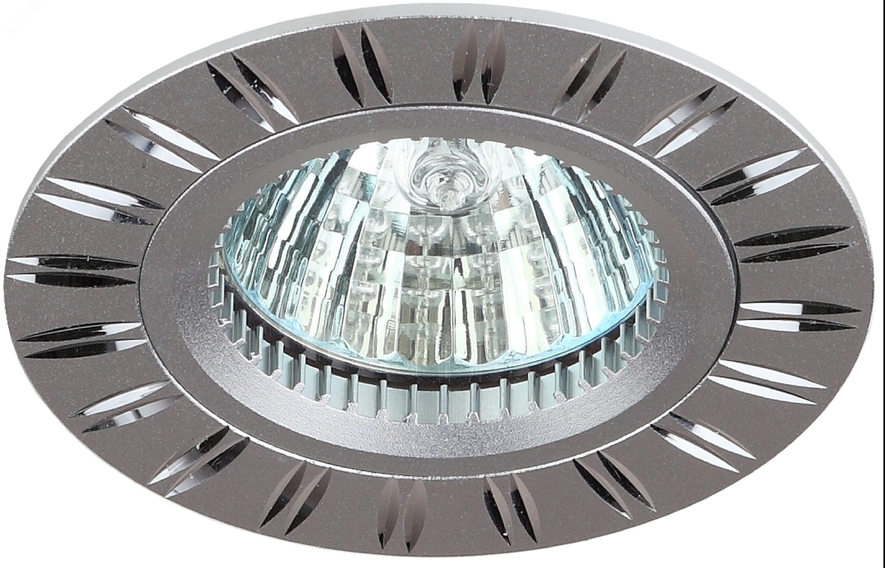 Светильник встраиваемый алюминиевый KL33 AL/SL/1 MR16 12V 50W серебро Б0049564 ЭРА - превью