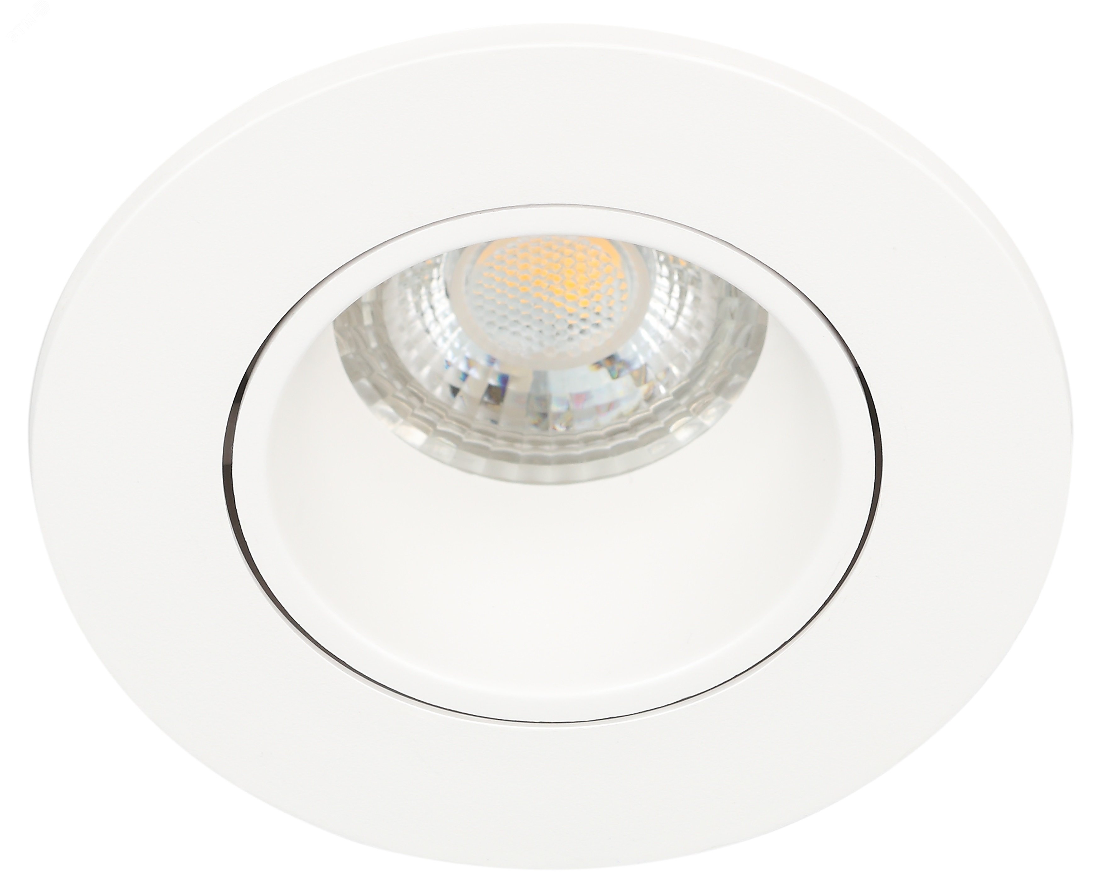 Встраиваемый светильник декоративный KL90 WH MR16/GU5.3 белый, пластиковый (MR16/GU5.3 в комплект не входит) Б0054369 ЭРА - превью
