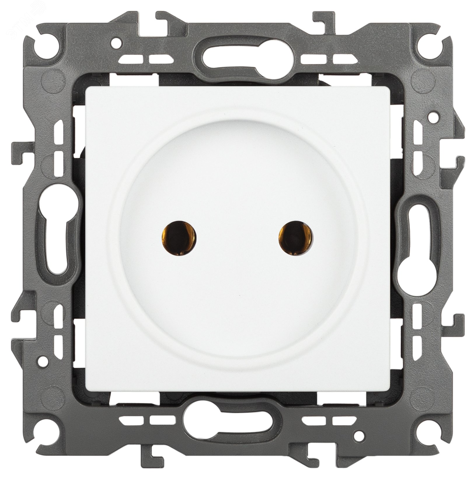 Изображение товара Розетка однофазная скрытого монтажа Эра 12 16А белый матовый IP20