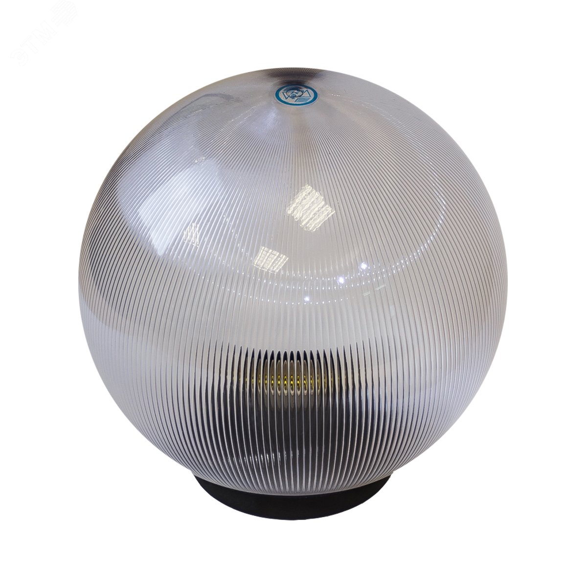 НТУ 02-100-352 , шар прозрачный призма D=350 mm (4/12) Б0048055 ЭРА