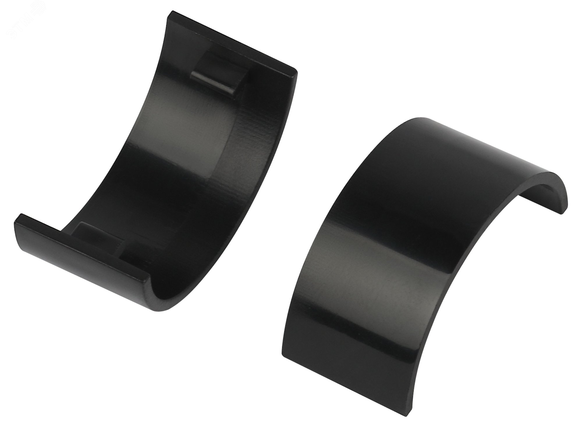 Изображение товара Соединитель C-KK-20-12-GR на стык для полукруглого кабель-канала графит 20х12мм 2шт/комплект (шт)