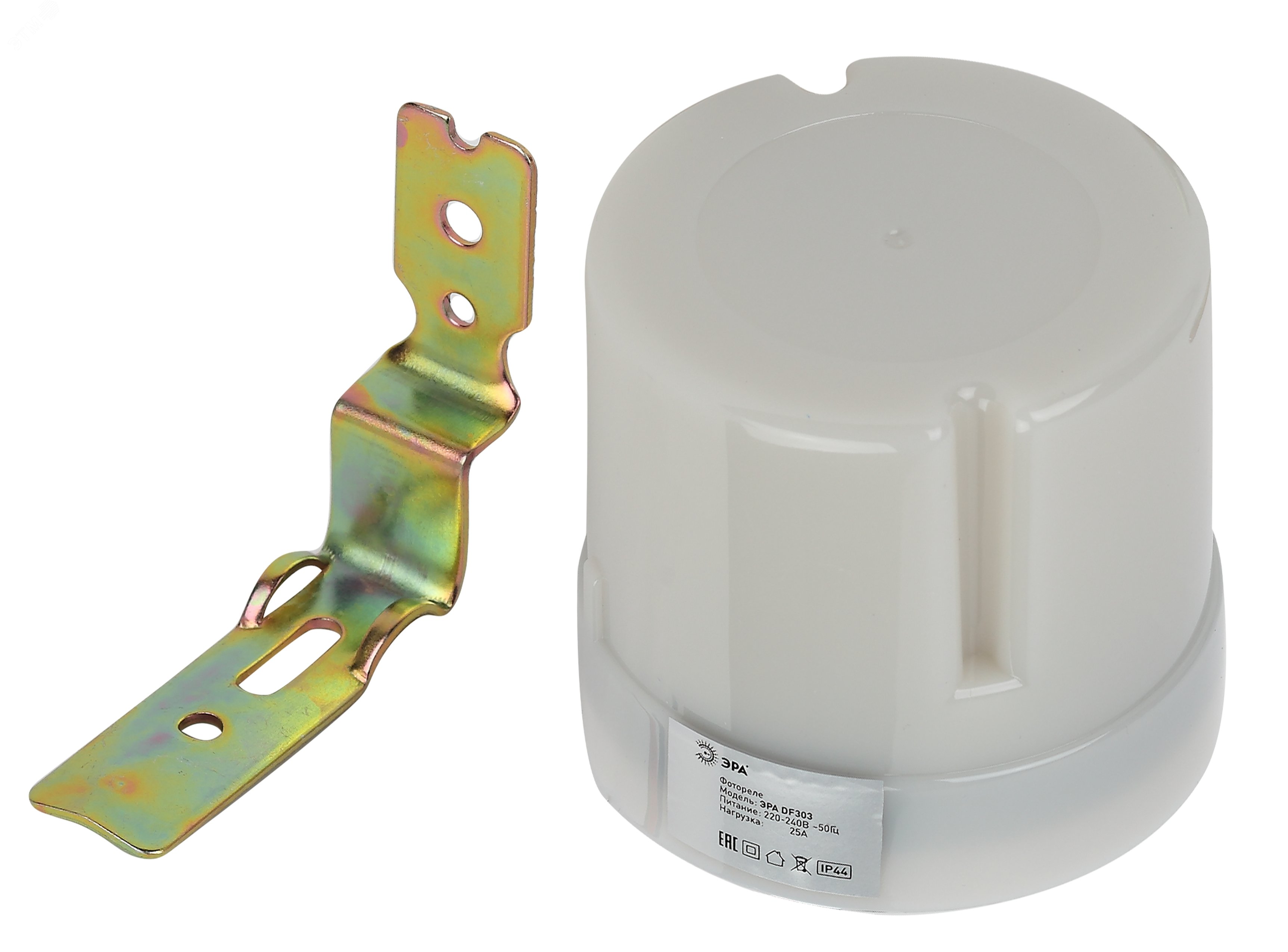 Изображение товара Фотореле серый ЭРА DF 303 для автоматического включения и выключения освещения