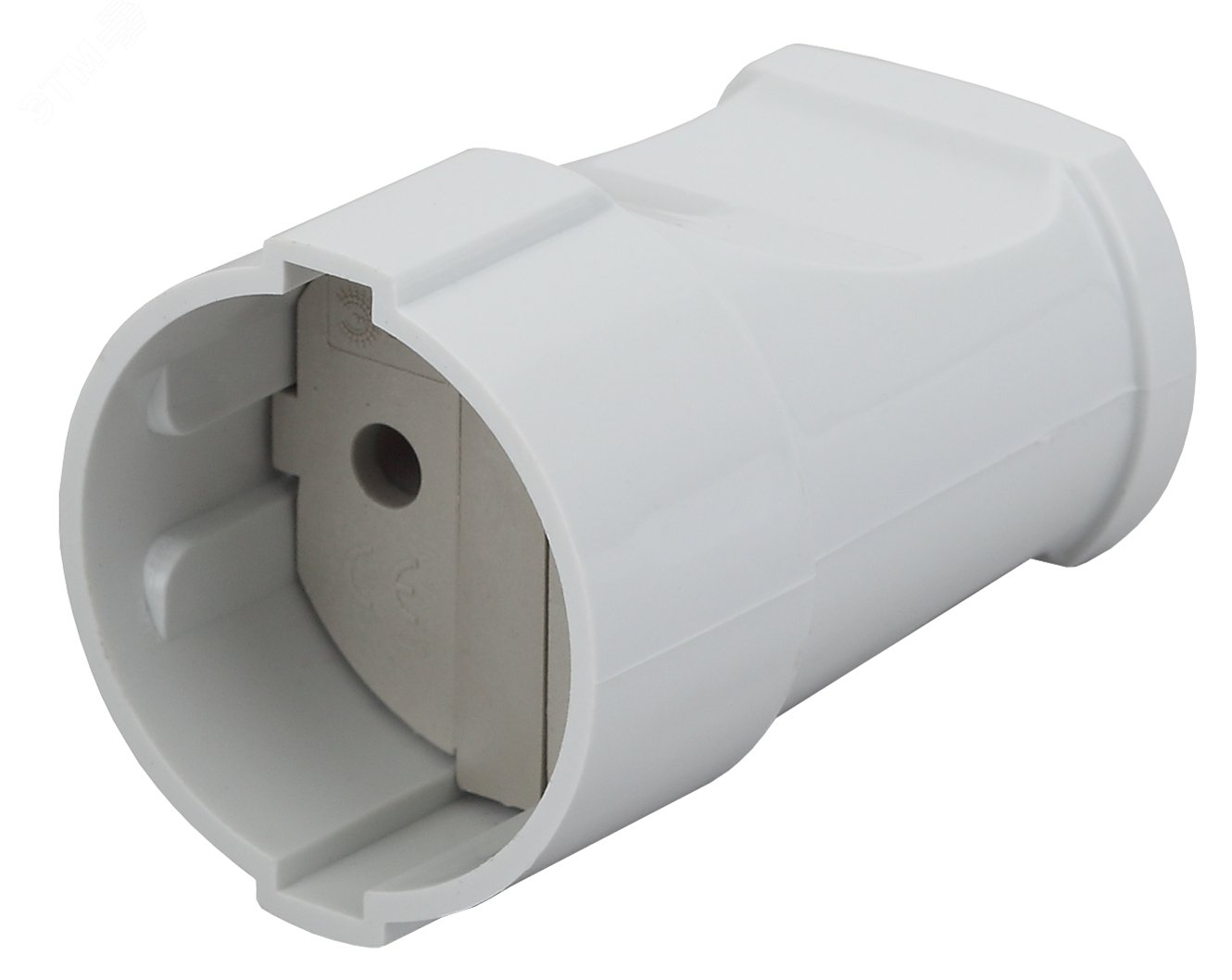 Изображение товара Розетка кабельная б/з прямая 10A белая (24/384/4608) Rx1-W (шт)