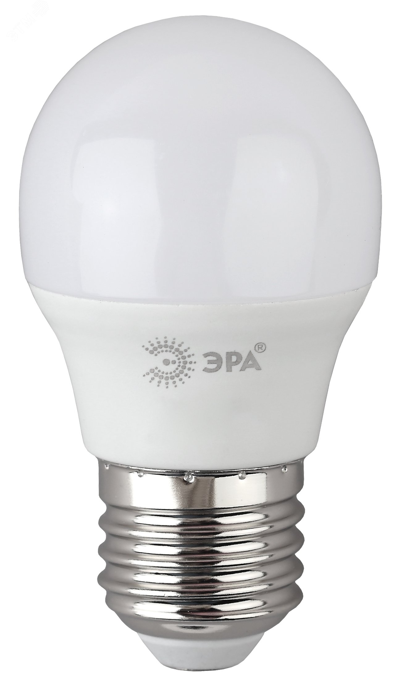 Лампа светодиодная LED P45-10W-865-E27 R (диод, шар, 10Вт, хол, E27) (10/100/3600) Б0045355 ЭРА - превью 3