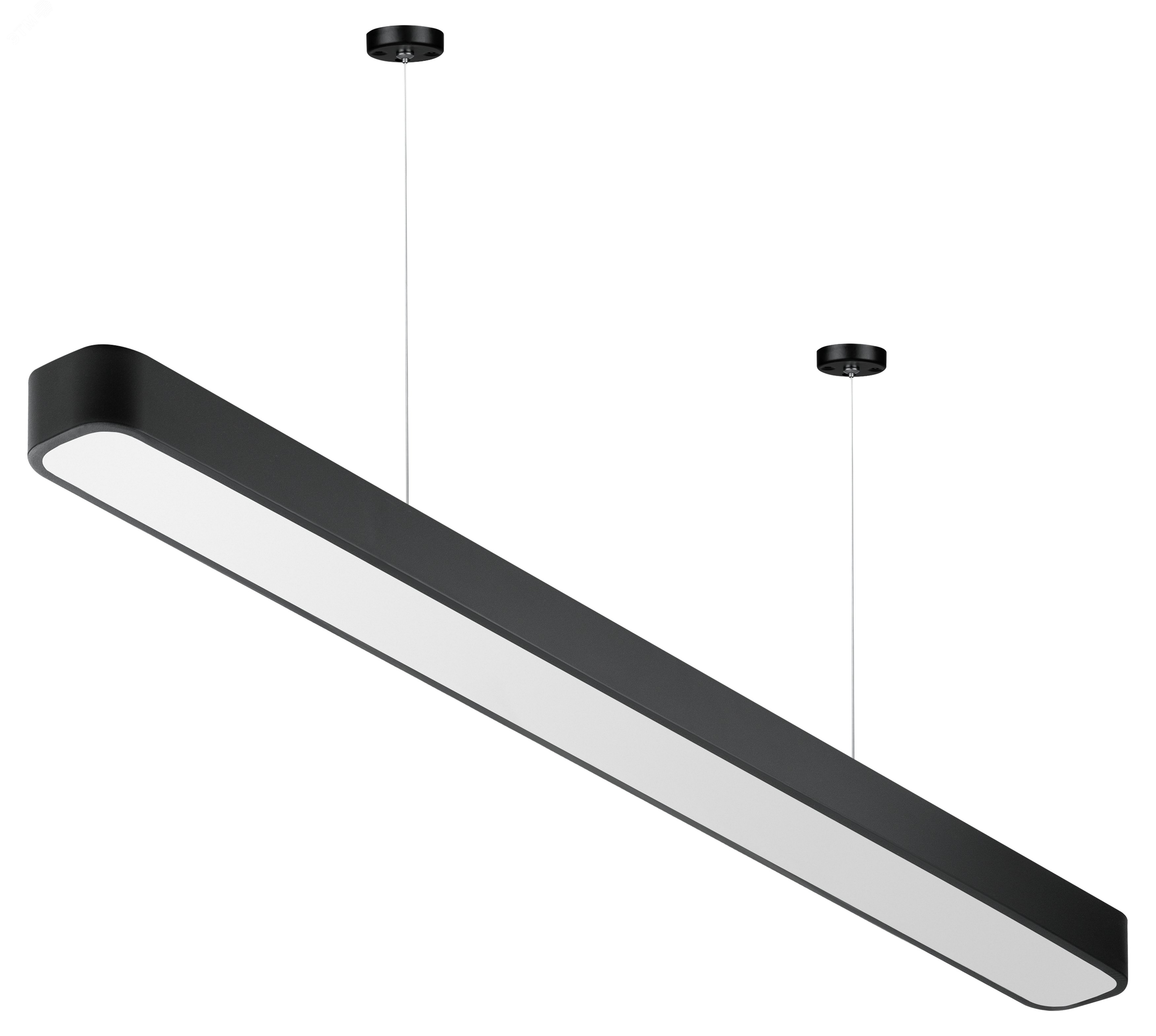 Изображение товара Светильник подвесной светодиодный 36Вт 3000Лм черный Geometria Block