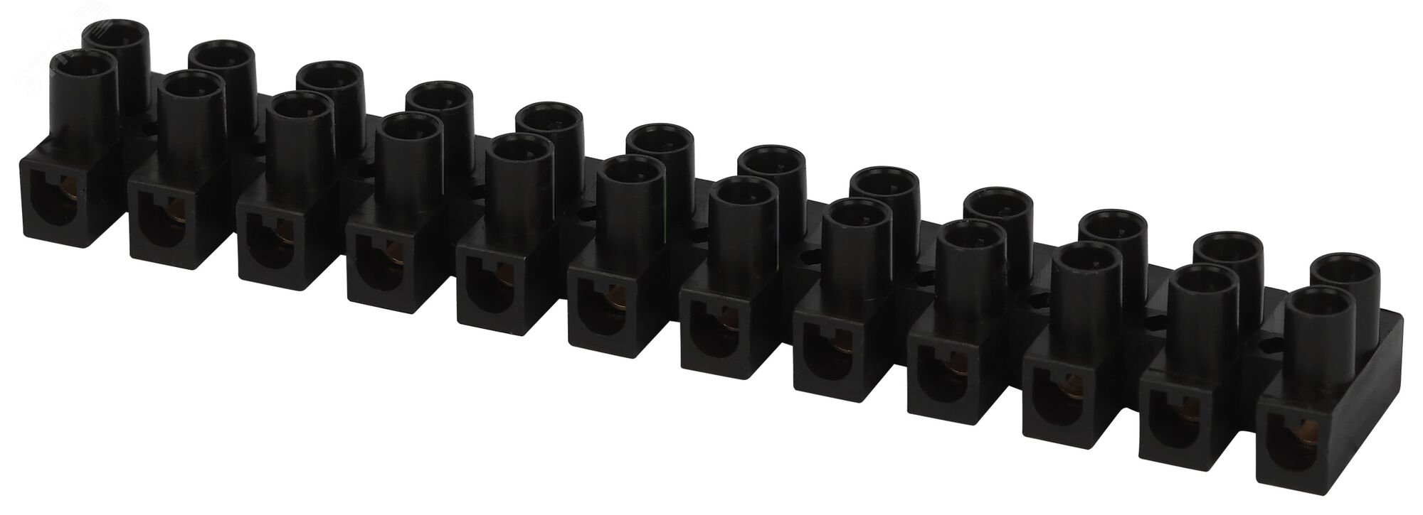 Изображение товара Зажим винтовой изолированный ЗВИ-нг 6А 12 пар чёрный от ЭРА