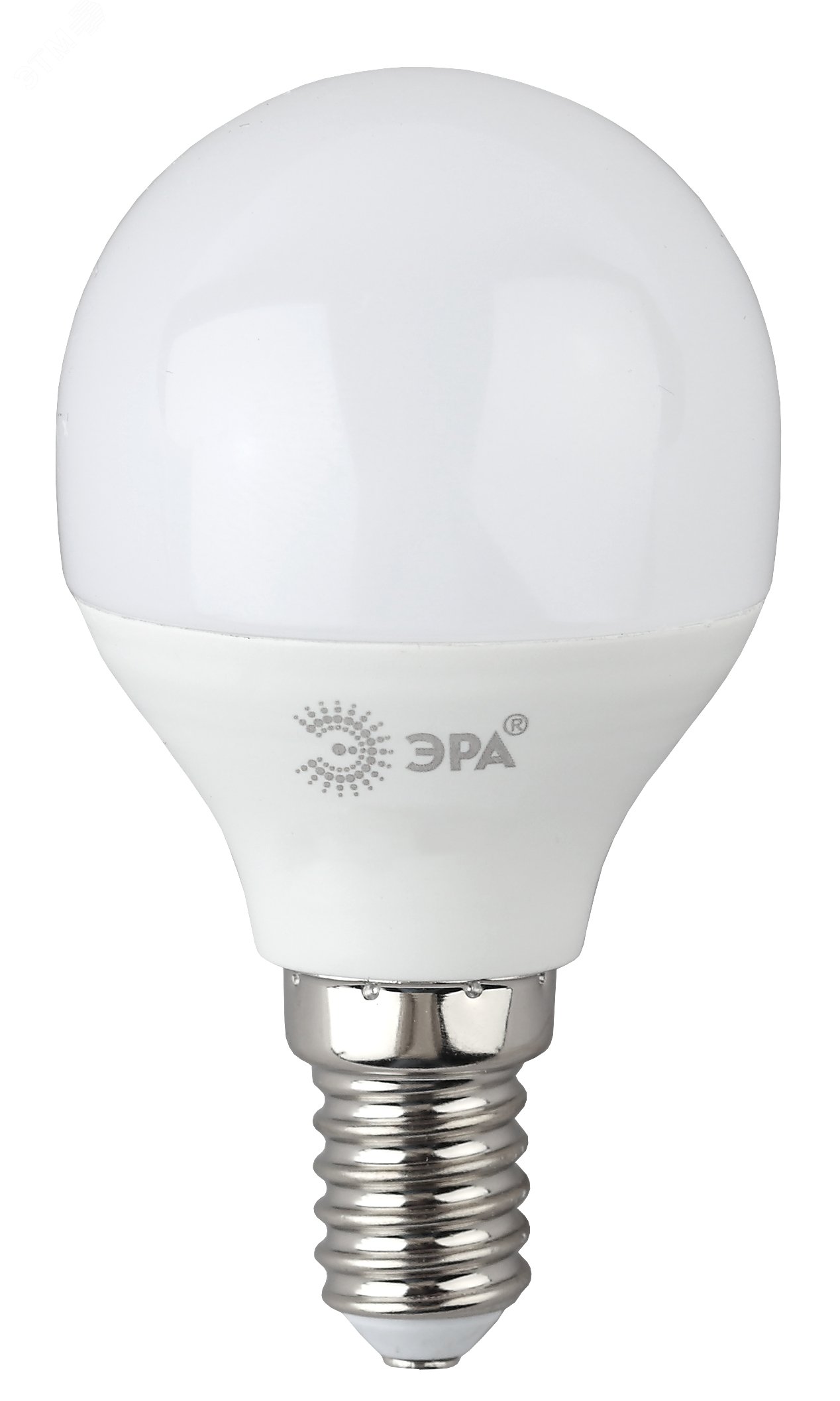 Лампа светодиодная LED P45-10W-865-E14 R (диод, шар, 10Вт, хол, E14) (10/100/3600) Б0045354 ЭРА - превью 3