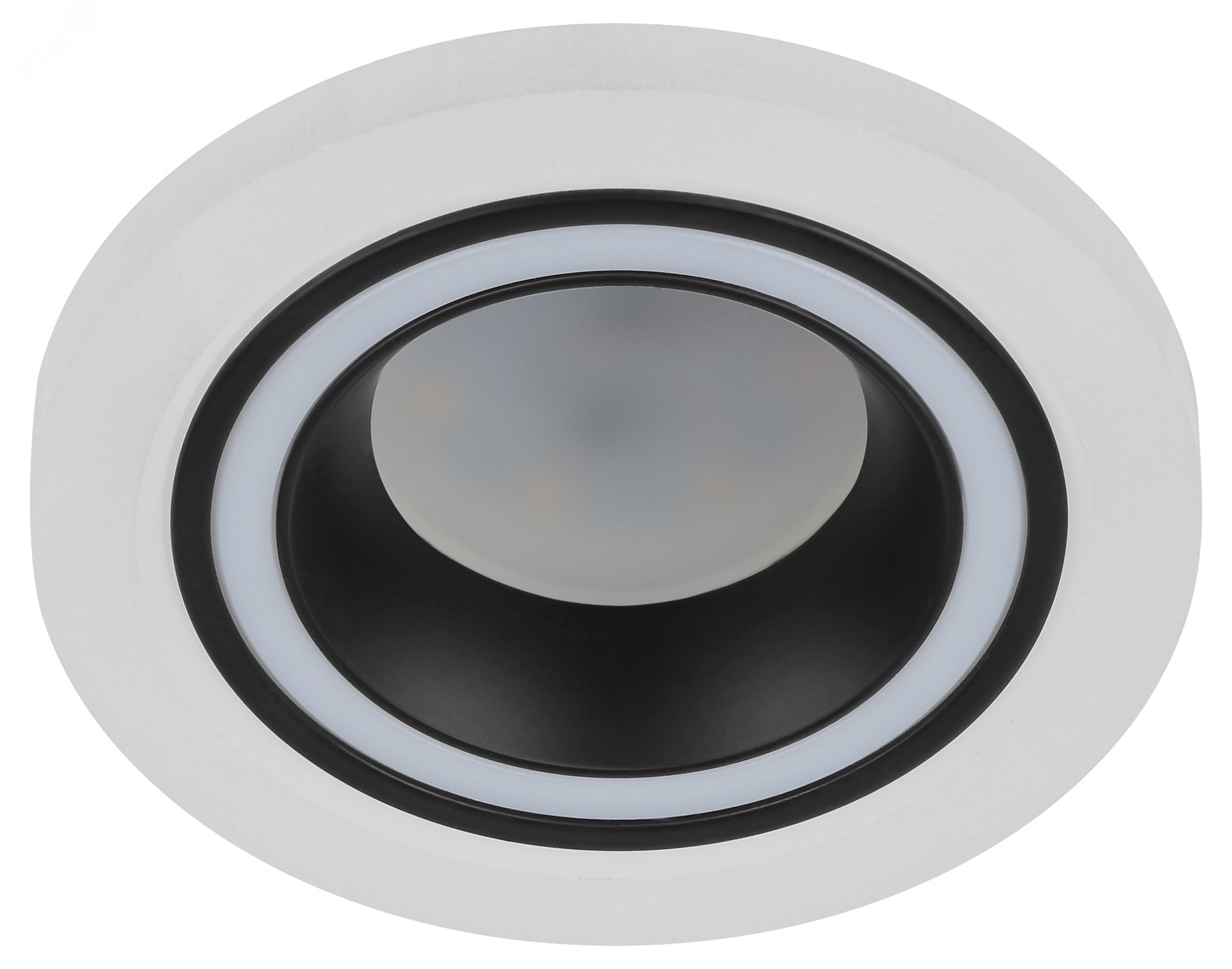 Встраиваемый светильник декоративный DK90 WH/BK MR16/GU5.3 белый/черный Б0054359 ЭРА - превью 3