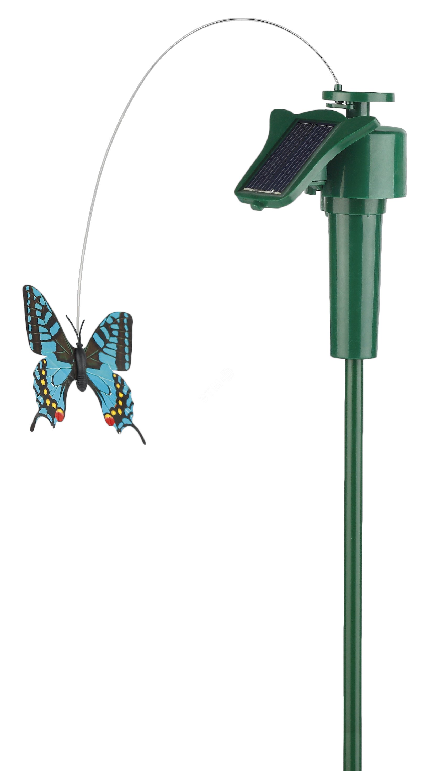Светильник садовый на солнечной батарее ''Порхающая бабочка'', пластик, цветной, 42 см SL-PL42-BTF Б0007508 ЭРА
