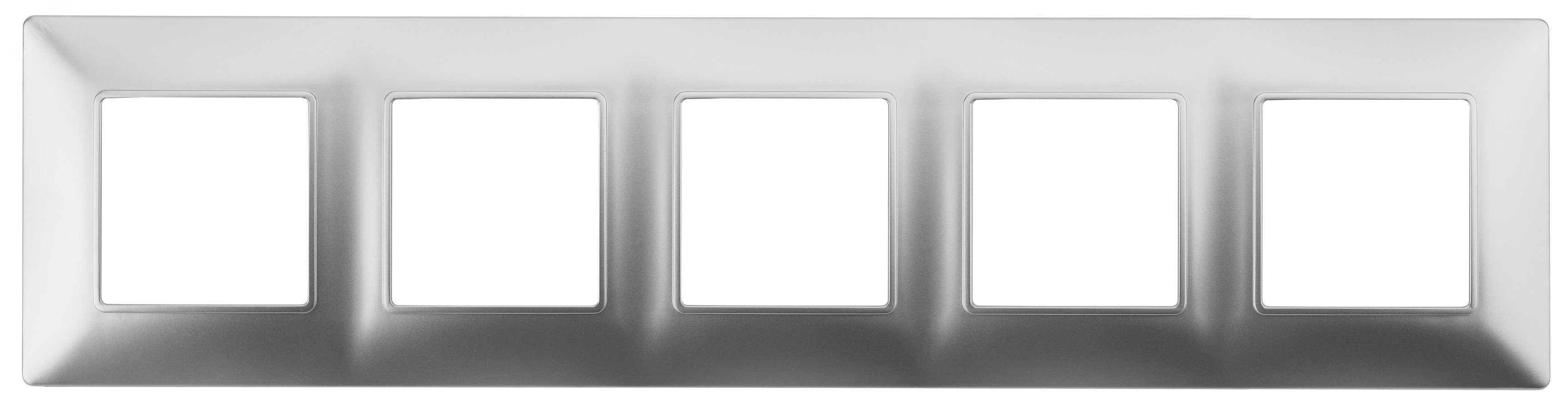 Изображение товара Рамка для розеток и выключателей серии ЭРА Elegance 14-5005-03 алюминий