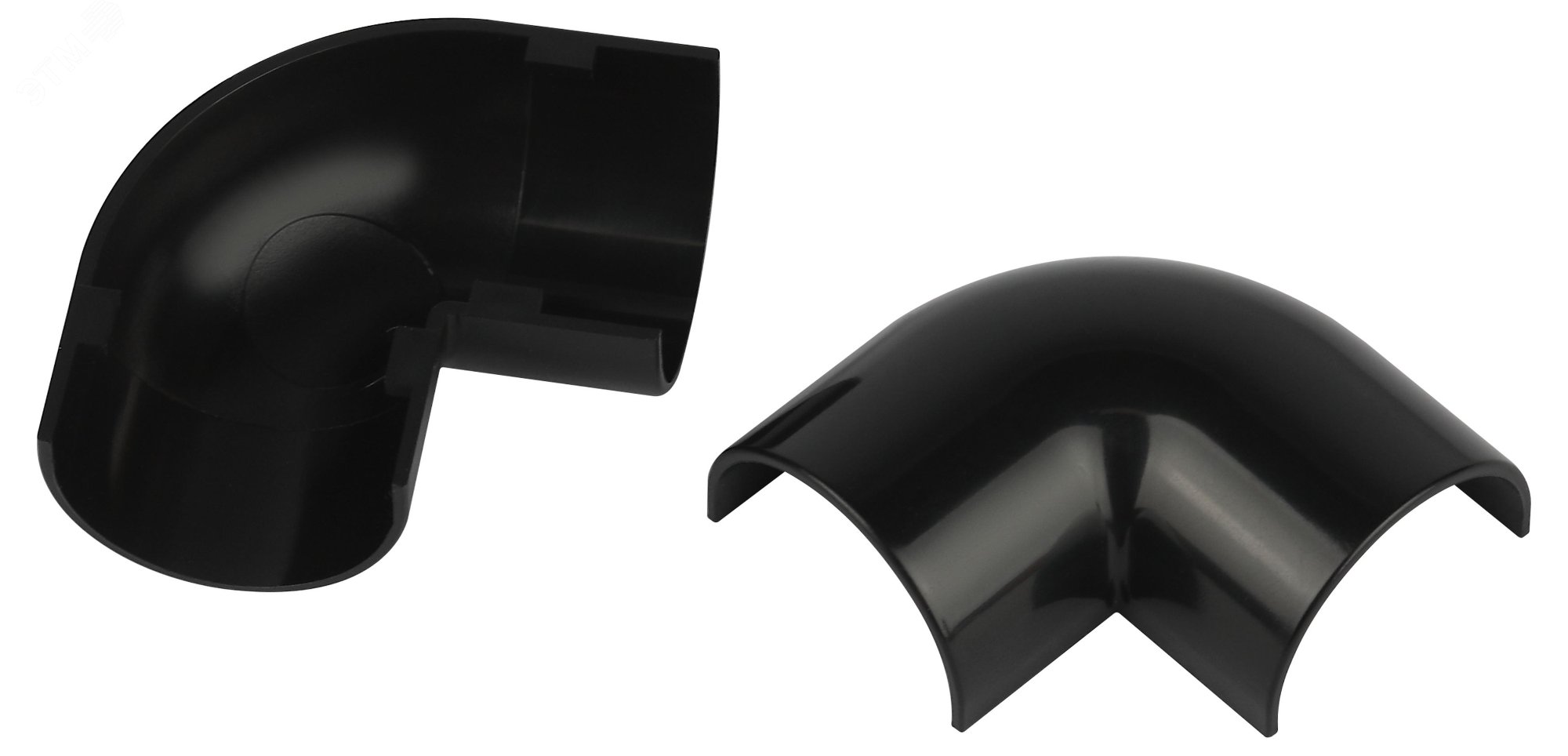 Изображение товара Поворот для кабель-канала графит 30х13 мм T-90-KK-30-13-GR на 90 градусов 2 шт комплект