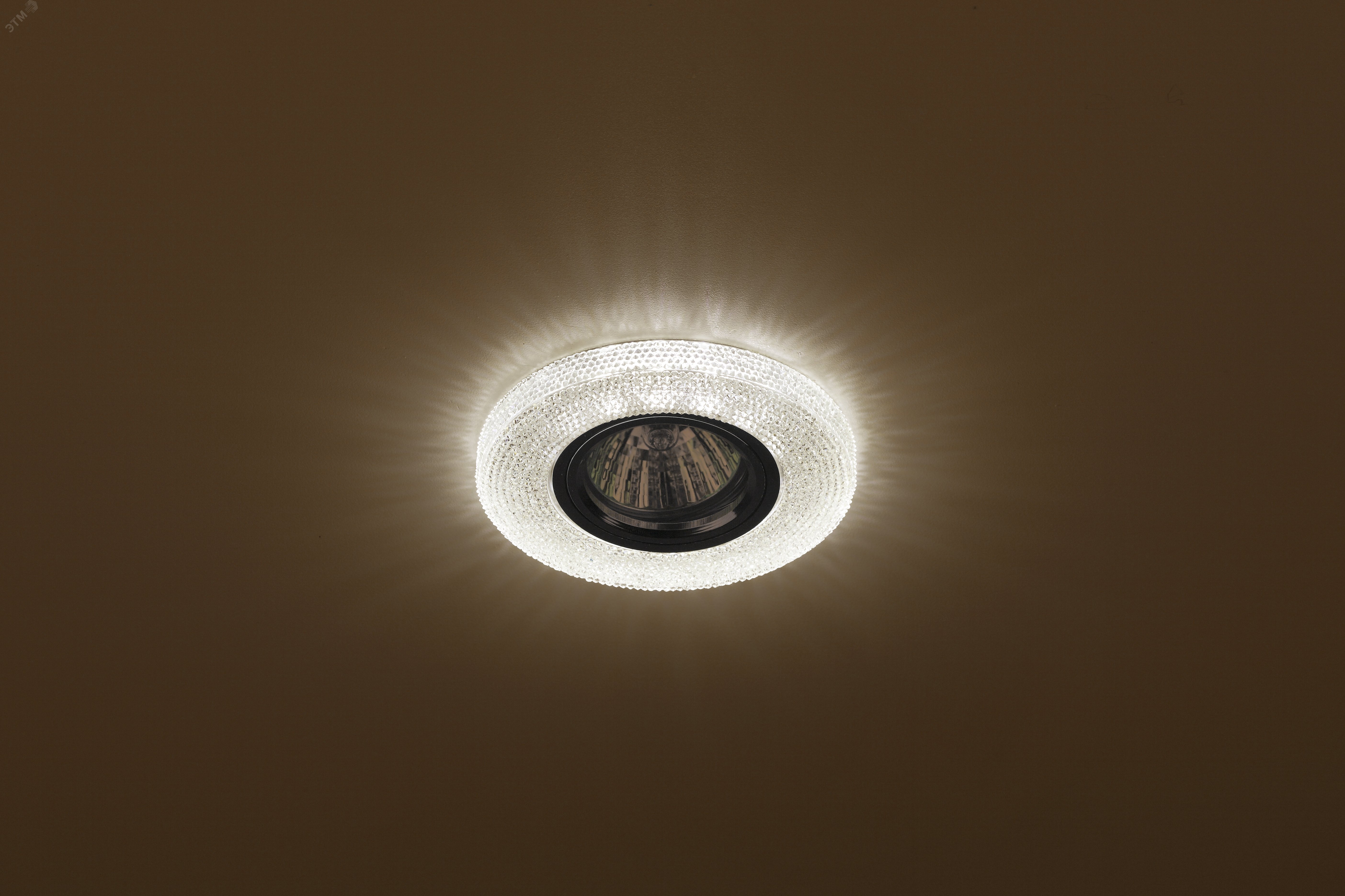 DK LD1 BR Точечные светильники декор cо светодиодной подсветкой, коричневый Б0018778 ЭРА - превью 2