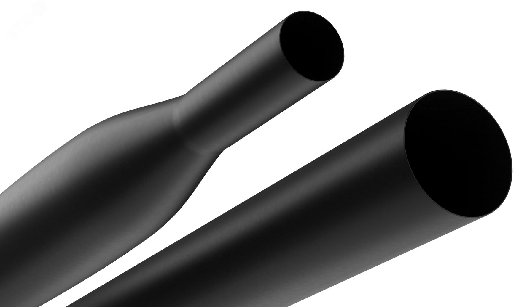 Изображение товара Трубка термоусадочная ТТУ нг-LS 50/25 чёрная в отрезках по 1 м NO-224-509 (шт)