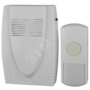 Изображение товара Беспроводной дверной звонок ЭРА C71 с 6 мелодиями IP44 белый