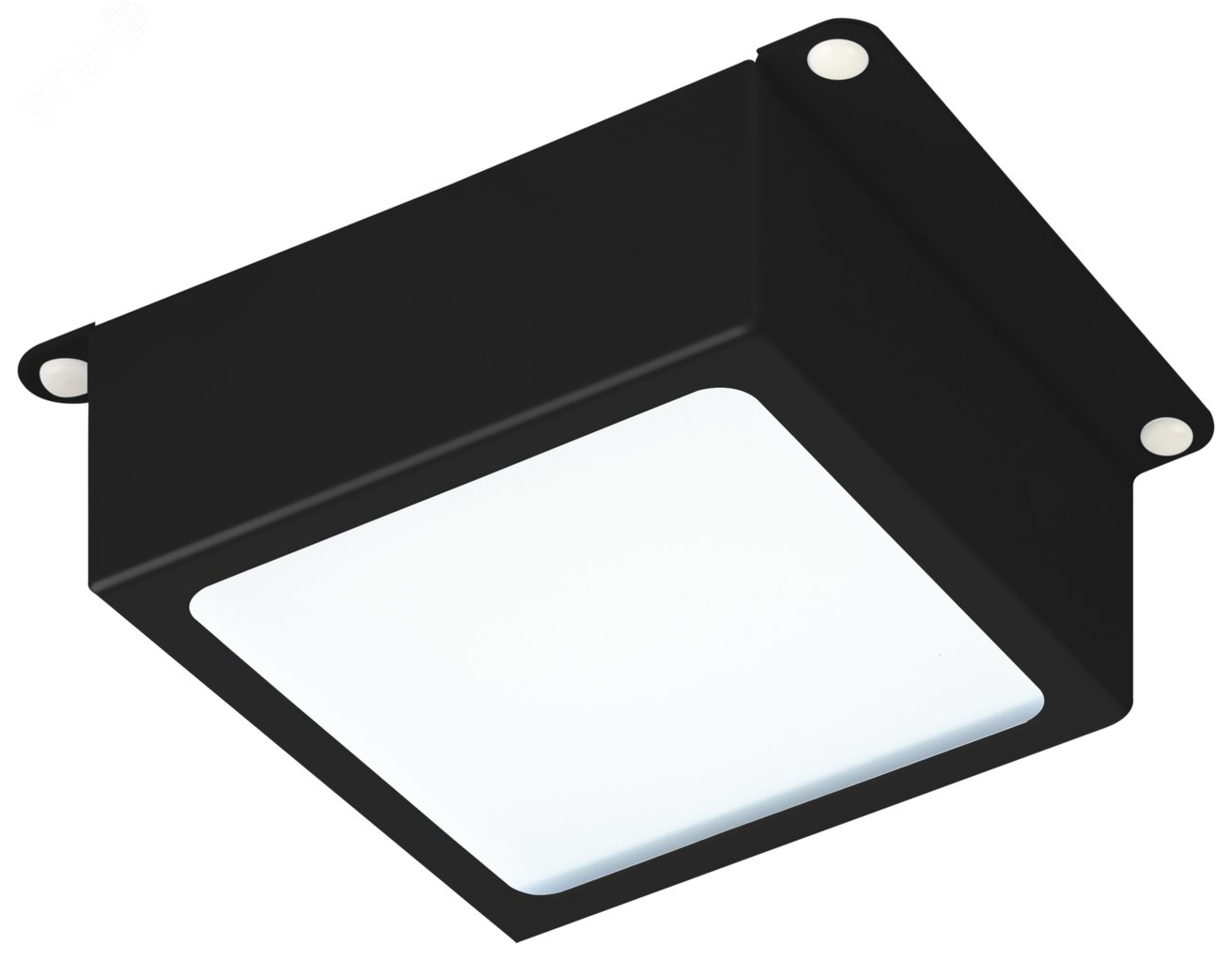 Изображение товара Светильник светодиодный ДВО-36Вт 3420Лм 5000К 89х89мм ГРИЛЬЯТО 100х100 домино черный 6 кубиков драйвер SPO-646-3-5K-B6 (компл)