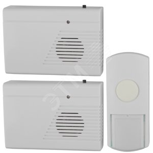 Изображение товара Беспроводной дверной звонок с 6 мелодиями и световой индикацией IP44