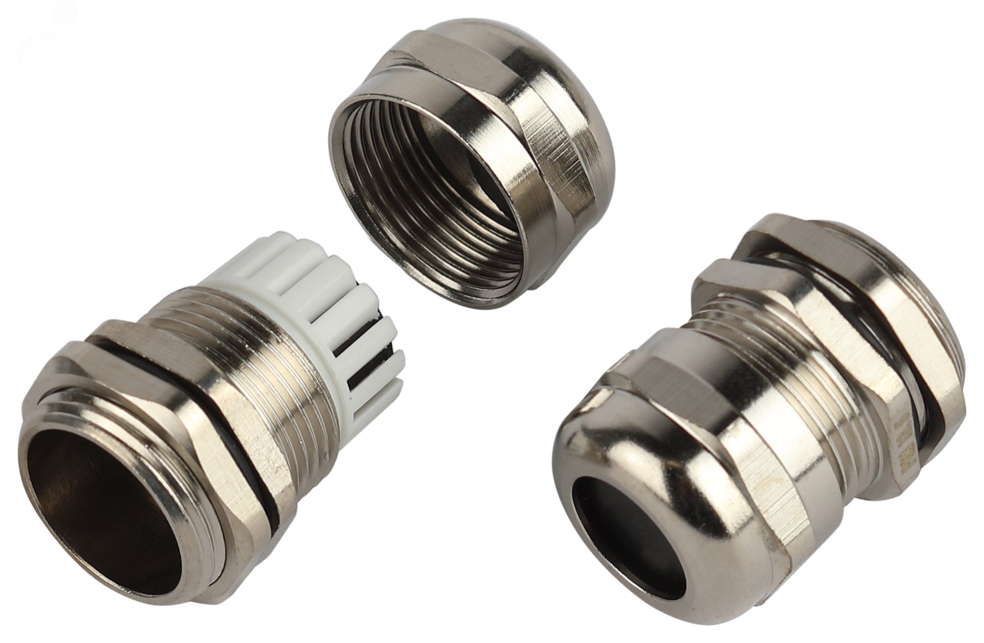 Изображение товара Ввод кабельный сальник NO-224-258 латунный PGM 13.5 (d отв.20.5 мм / d провод.6-12 мм) IP68 (упаковка 5 штук) (уп)