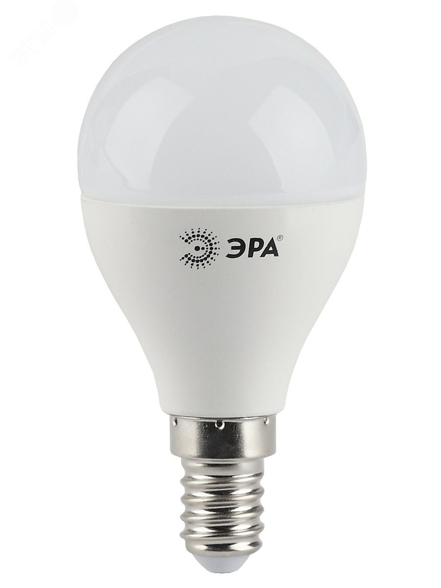 Лампа светодиодная LEDP45-9W-827-E14(диод,шар,9Вт,тепл,E14) Б0029041 ЭРА - превью 3