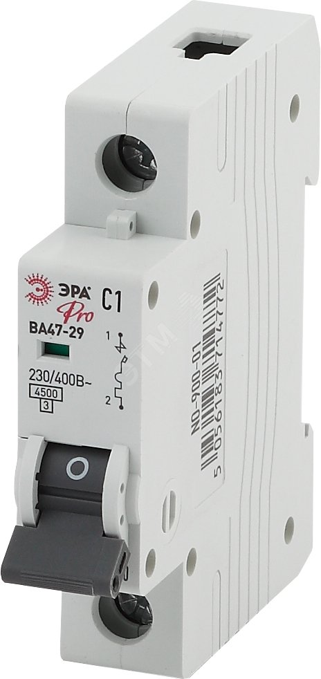 Изображение товара Выключатель автоматический PRO NO-900-09 ВА47-29 1P 8А кривая C 4,5кА (шт)