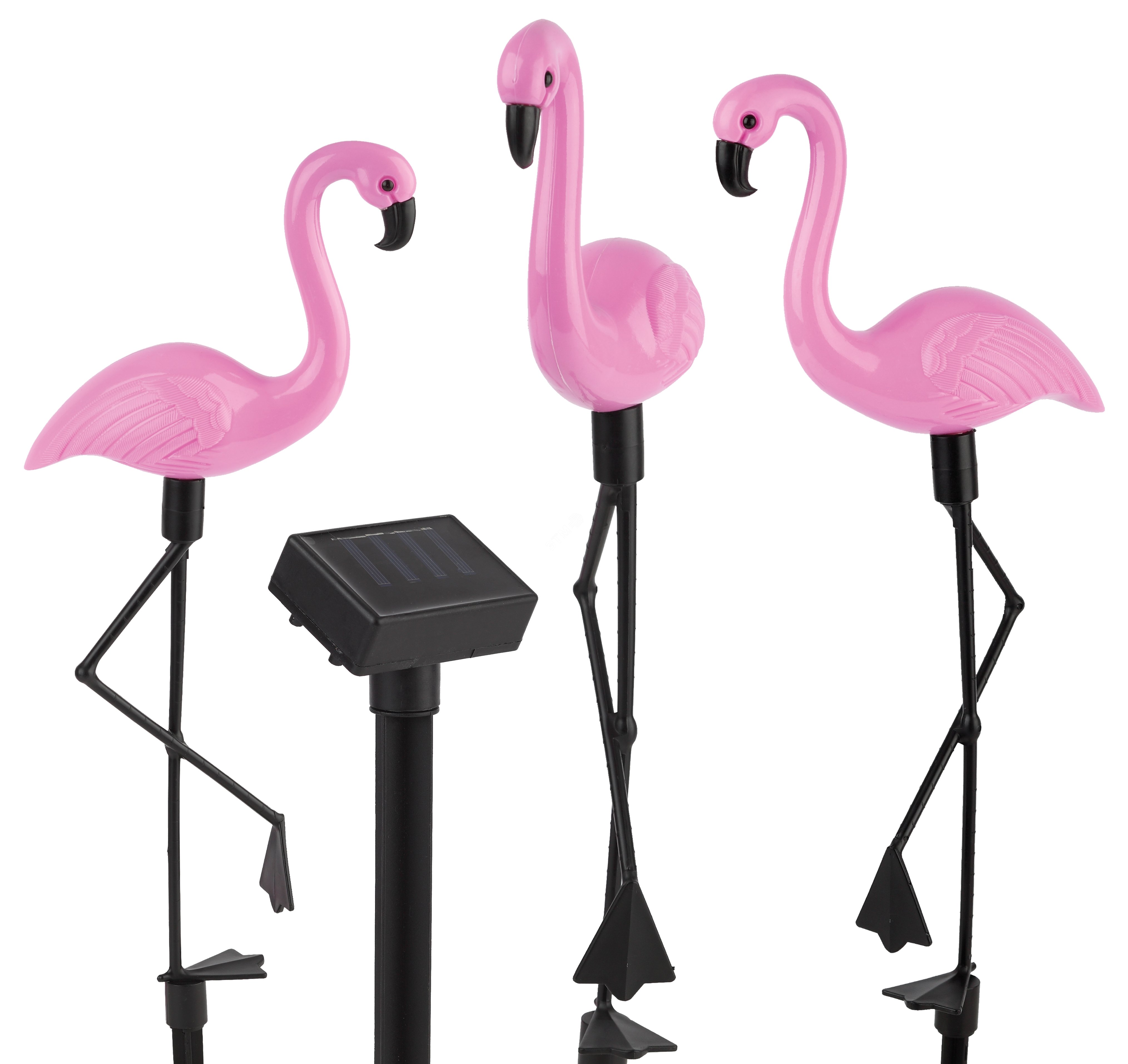 Изображение товара Садовый светильник на солнечной батарее 3 шт. пластиковый 52,5 см ERADF008-06