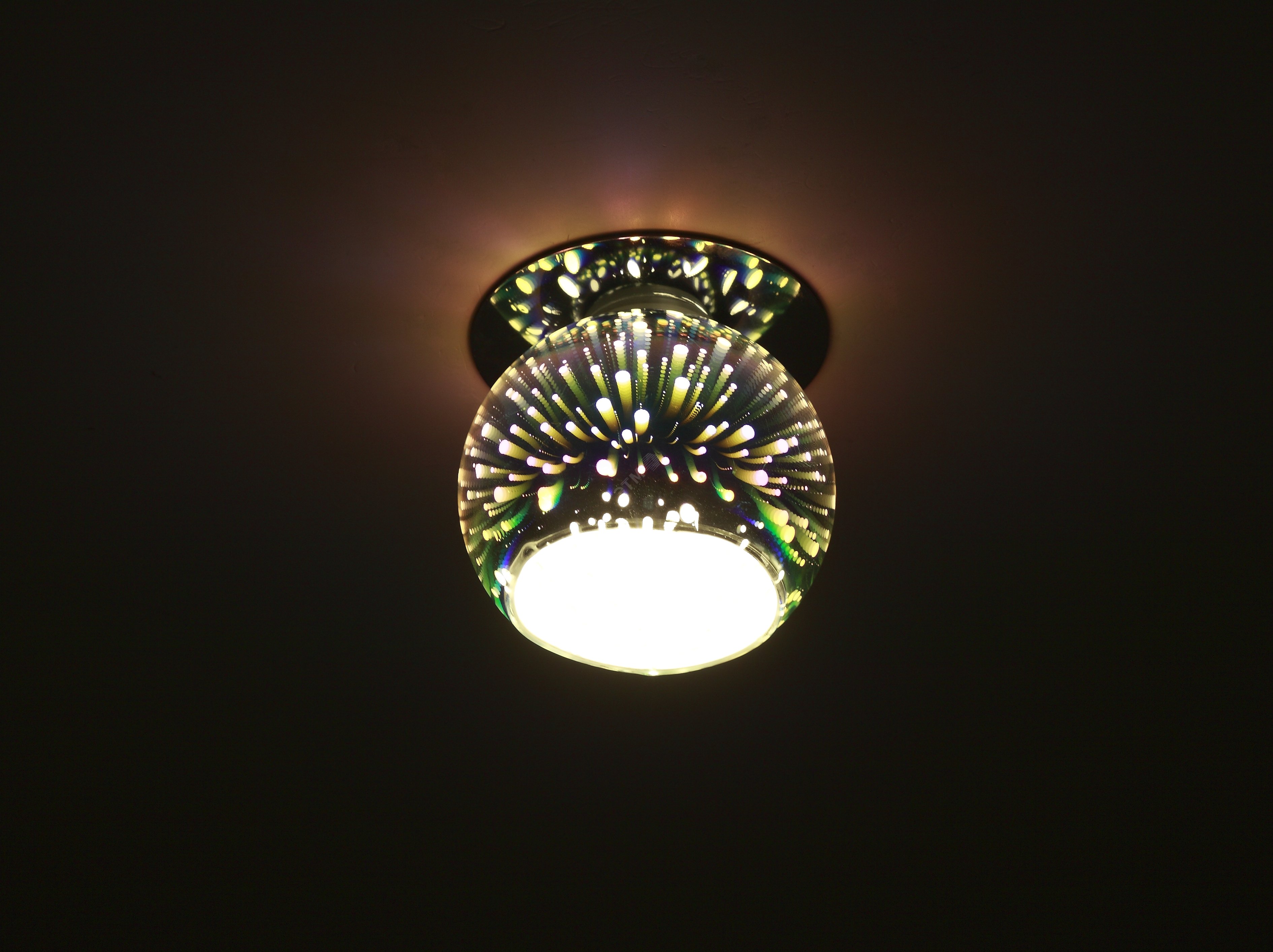 Светильник декор 3D звездный дождь G9,220V, 35W, серебро/мультиколор (50/700)