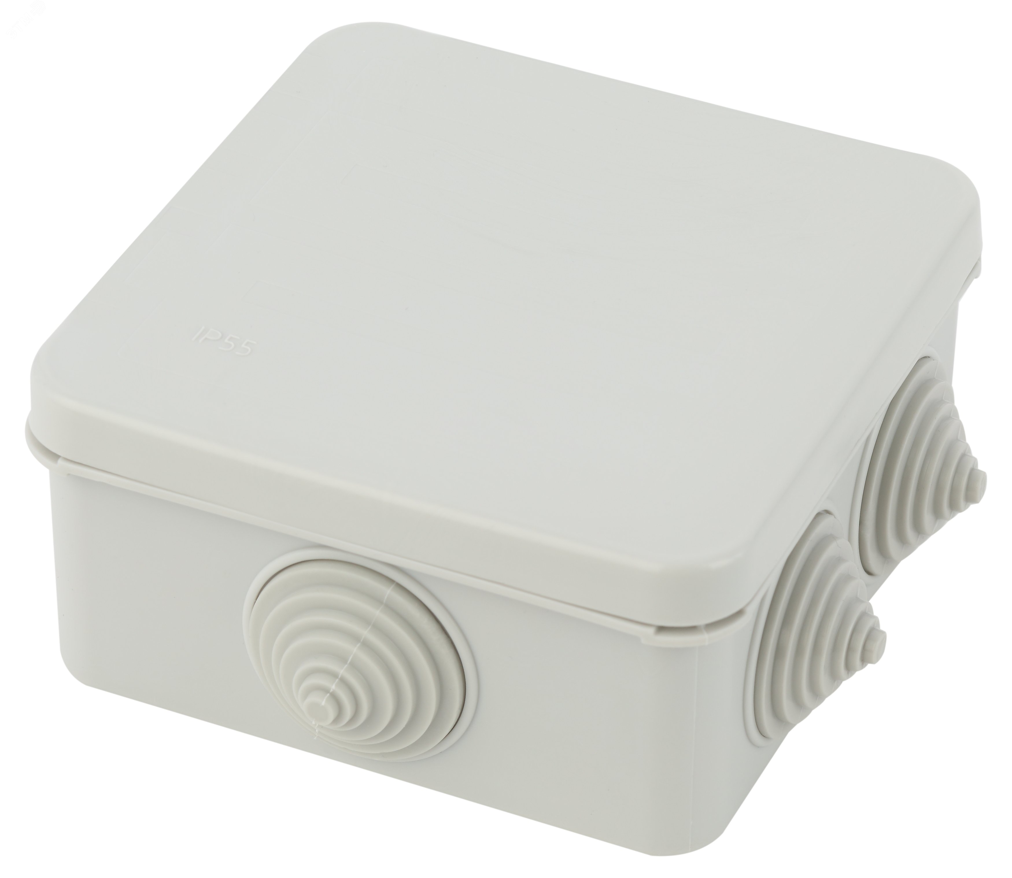 Изображение товара Коробка распаячная ЭРА KORz-100-100-50-6gv для открытой установки 6 вводов IP55