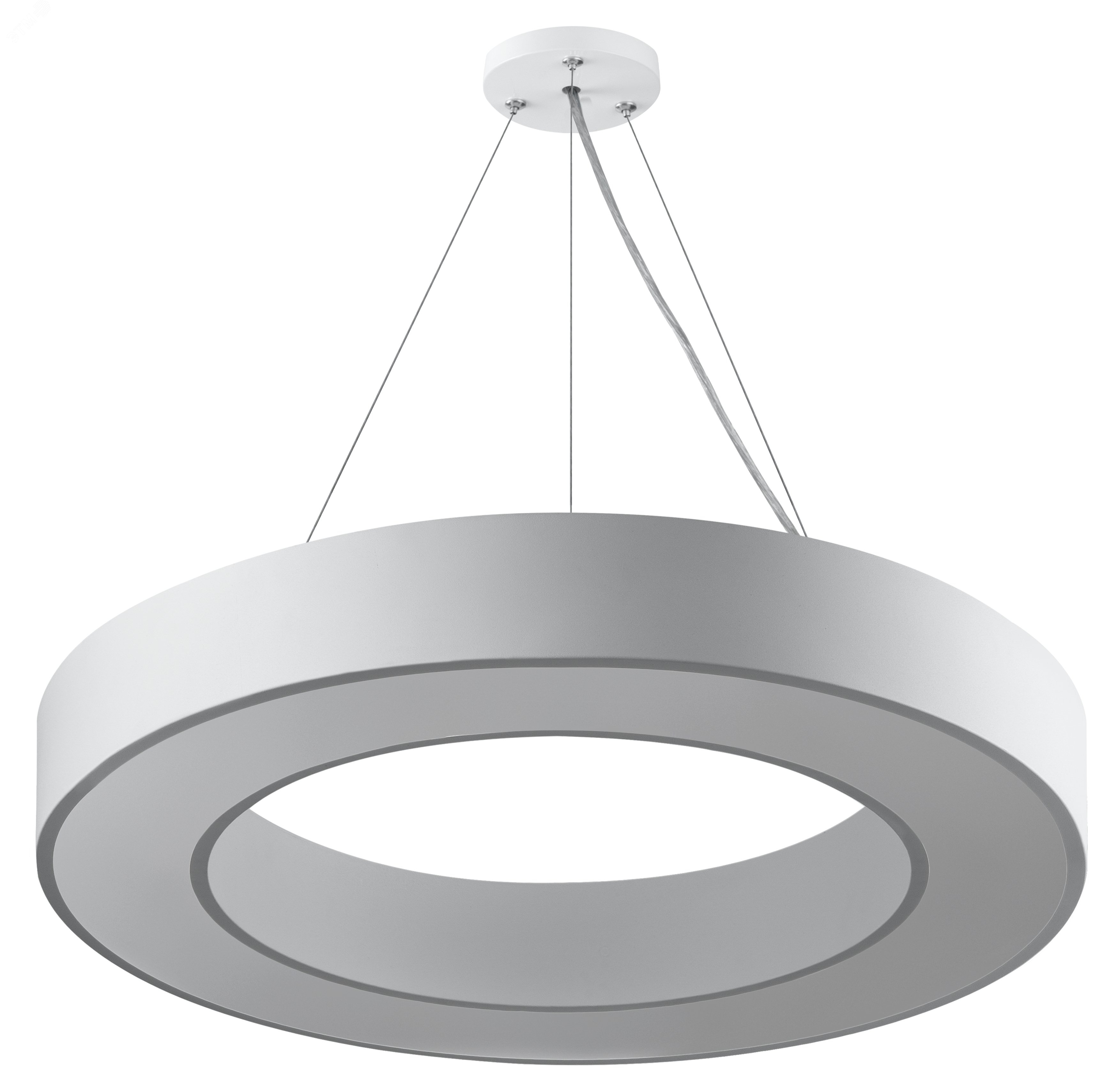 Изображение товара Светильник LED Geometria Ring SPO-134-W-40K-056 56Вт 4000К 4200Лм IP40 800х80 белый подвесной драйвер внутри (шт)