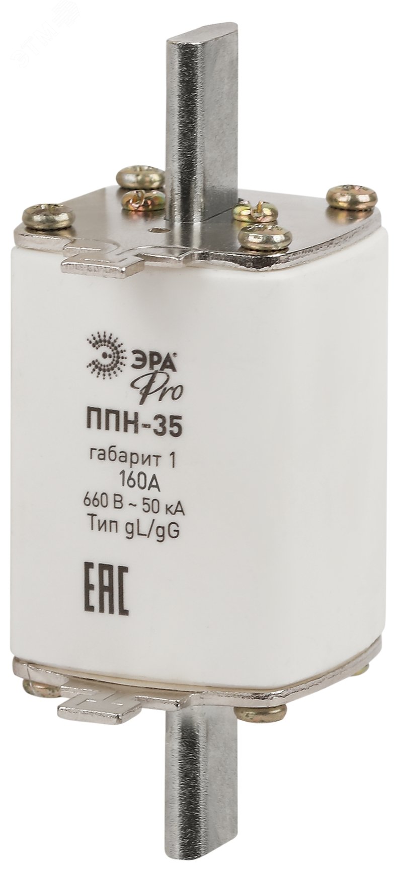 Изображение товара Предохранитель плавкий PRO PPN-35-1-160 16A 690V для электросетей