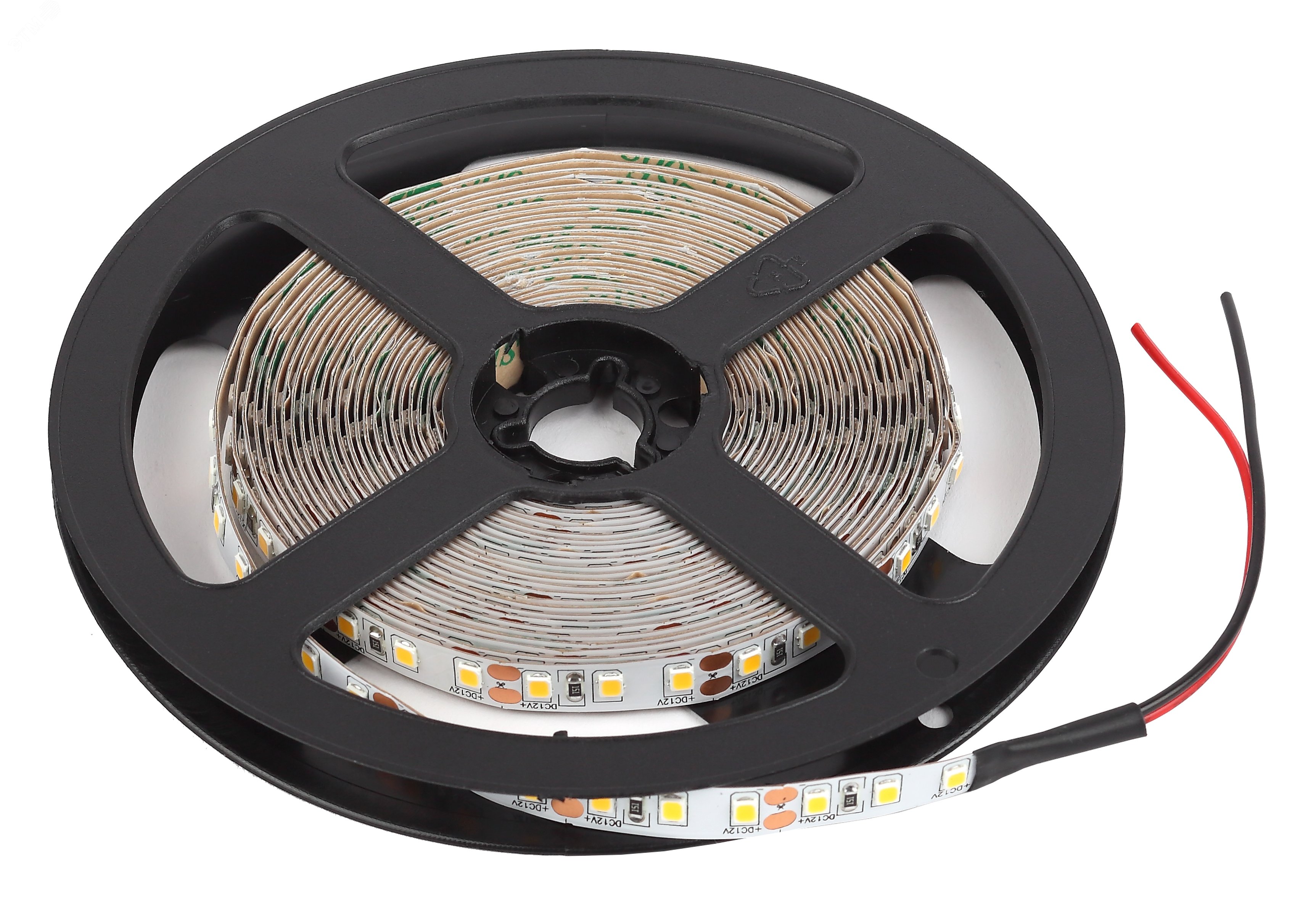 Изображение товара Светодиодная лента ЭРА 12 В IP20 9,6 Вт/м 2700K 120LED/м влагозащищенная