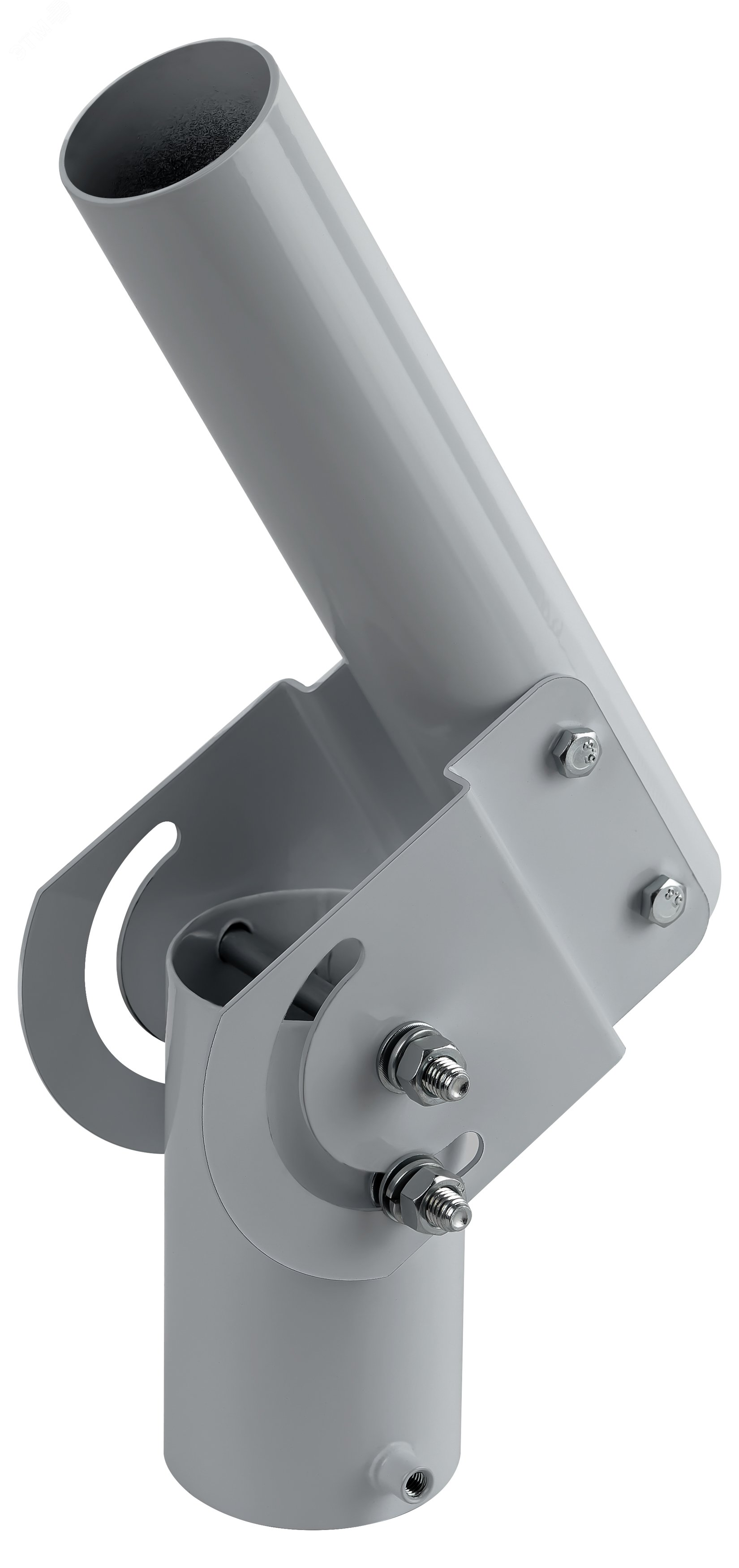 Кронштейн для уличного светильника с переменным углом для торшерной установки in-d60mm out-d48mm SPP-AC7-0-230-048 Б0057555 ЭРА