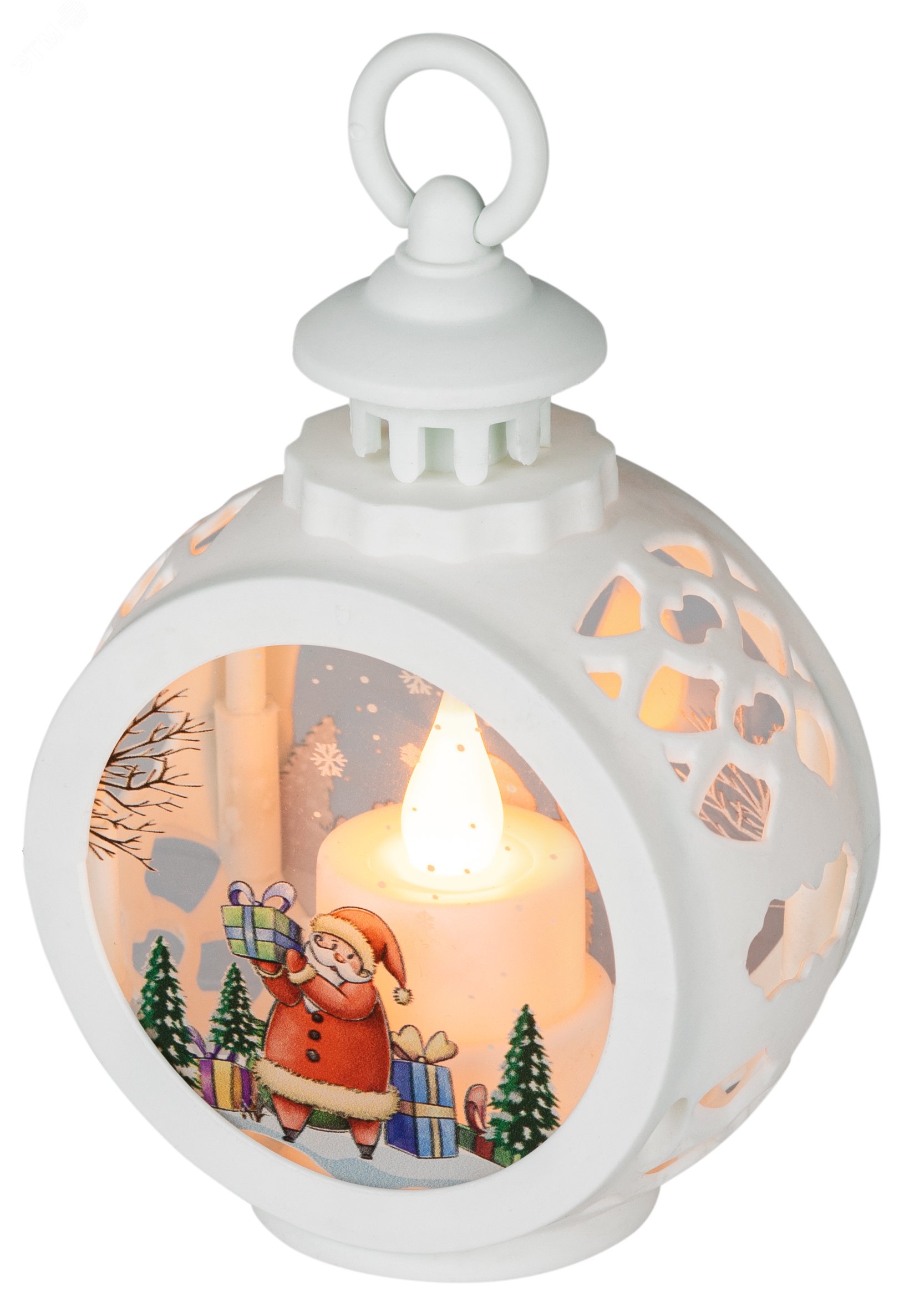 Новогодний декоративный светильник Свеча, динам. свет, 8.5*5*12 см, 1 LED ENID-TW Б0060476 ЭРА