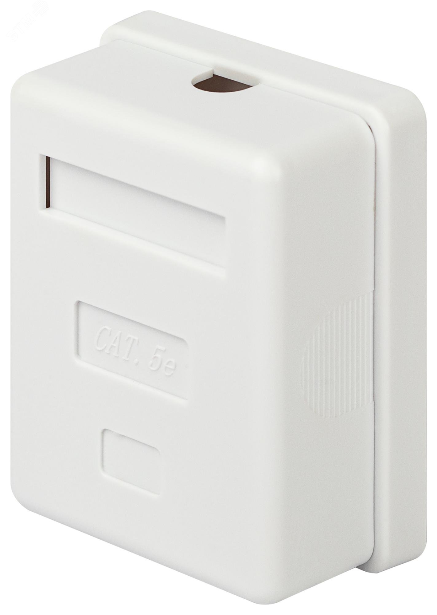 Изображение товара Розетка компьютерная RJ-45 категория 5е неэкранированная 1-порт упаковка 40 штук (шт)