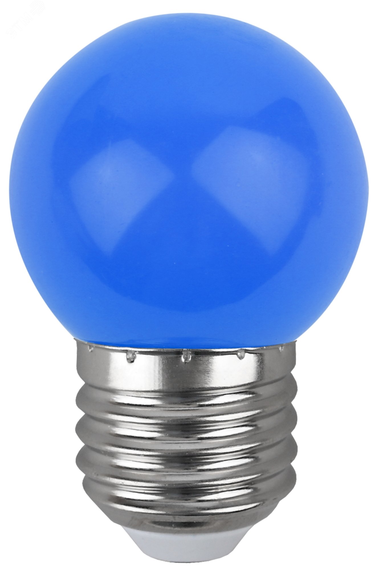 Лампа светодиодная для Белт-Лайт диод. шар син., 4SMD, 1W, E27 ERABL45-E27 LED Р45-1W-E27 Б0049573 ЭРА - превью 3